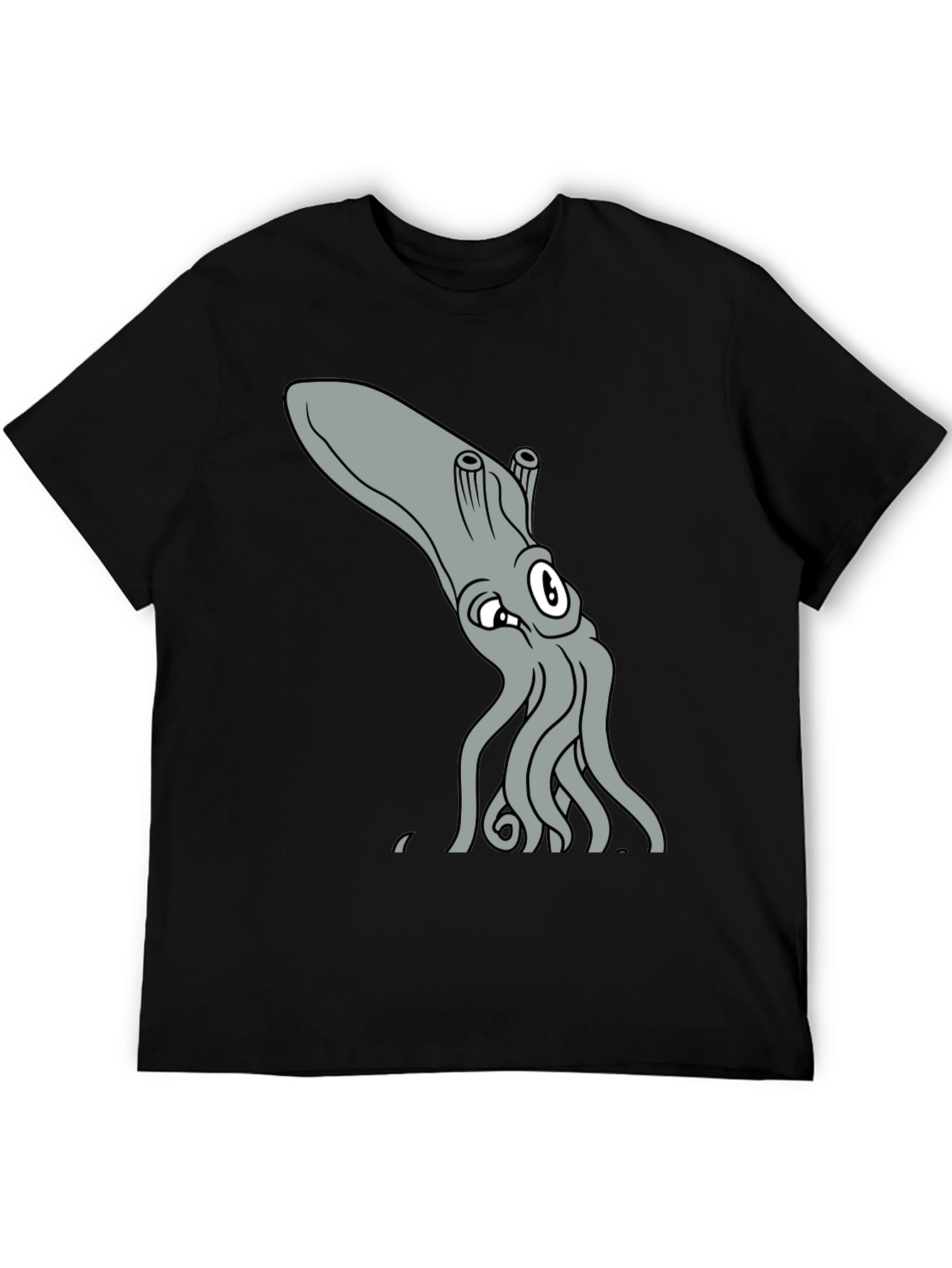 Cartoon Squid T-Shirt - Kraken Tee
