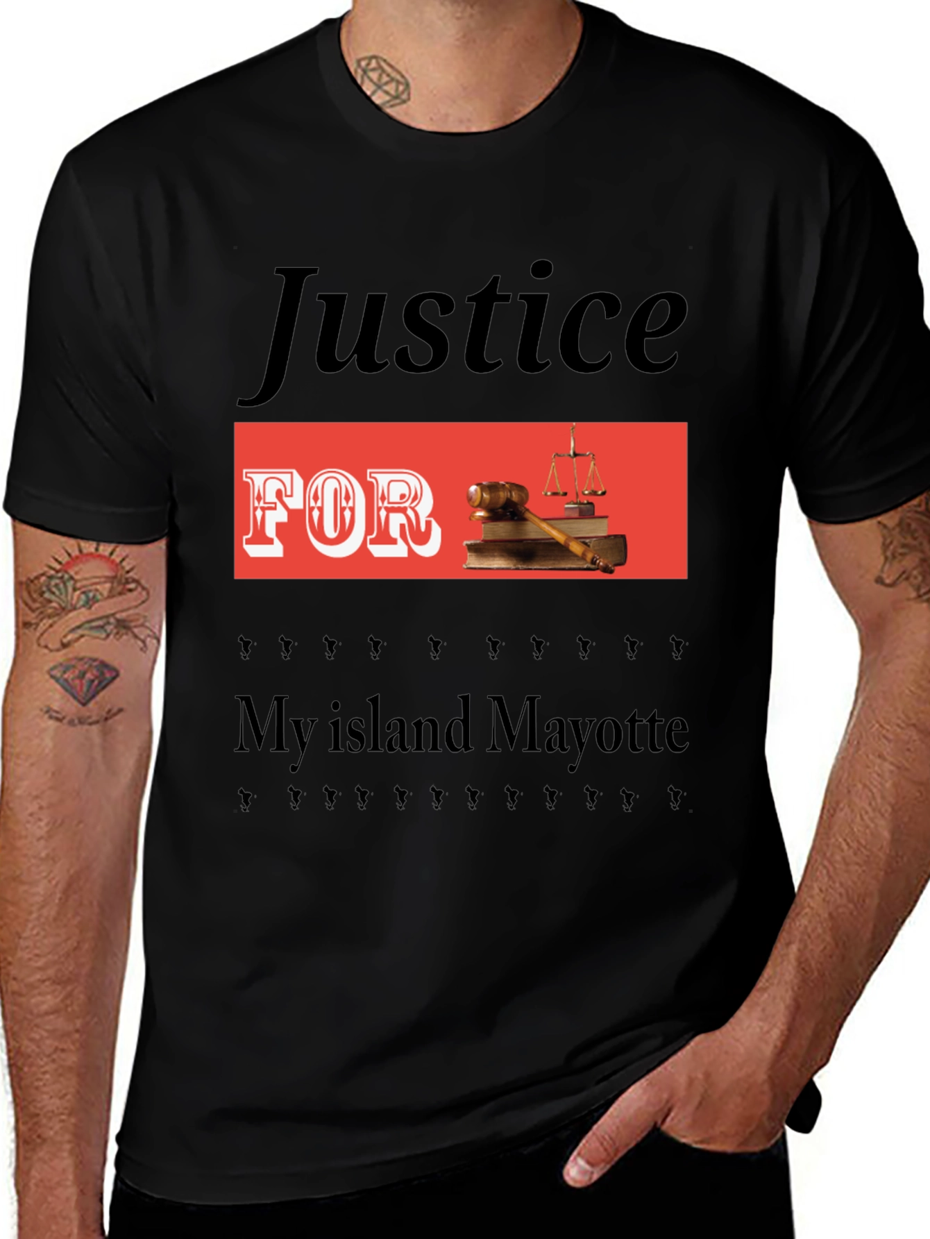 Justice For Mayotte T-Shirt