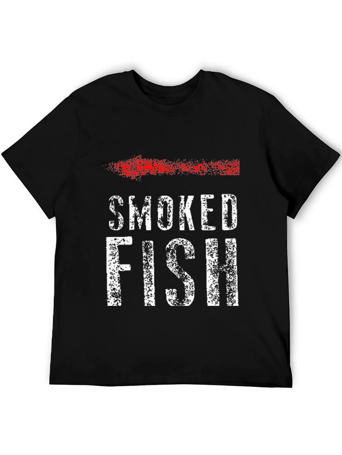 Smoked Fish Graphic T-Shirt - Bold Text Design