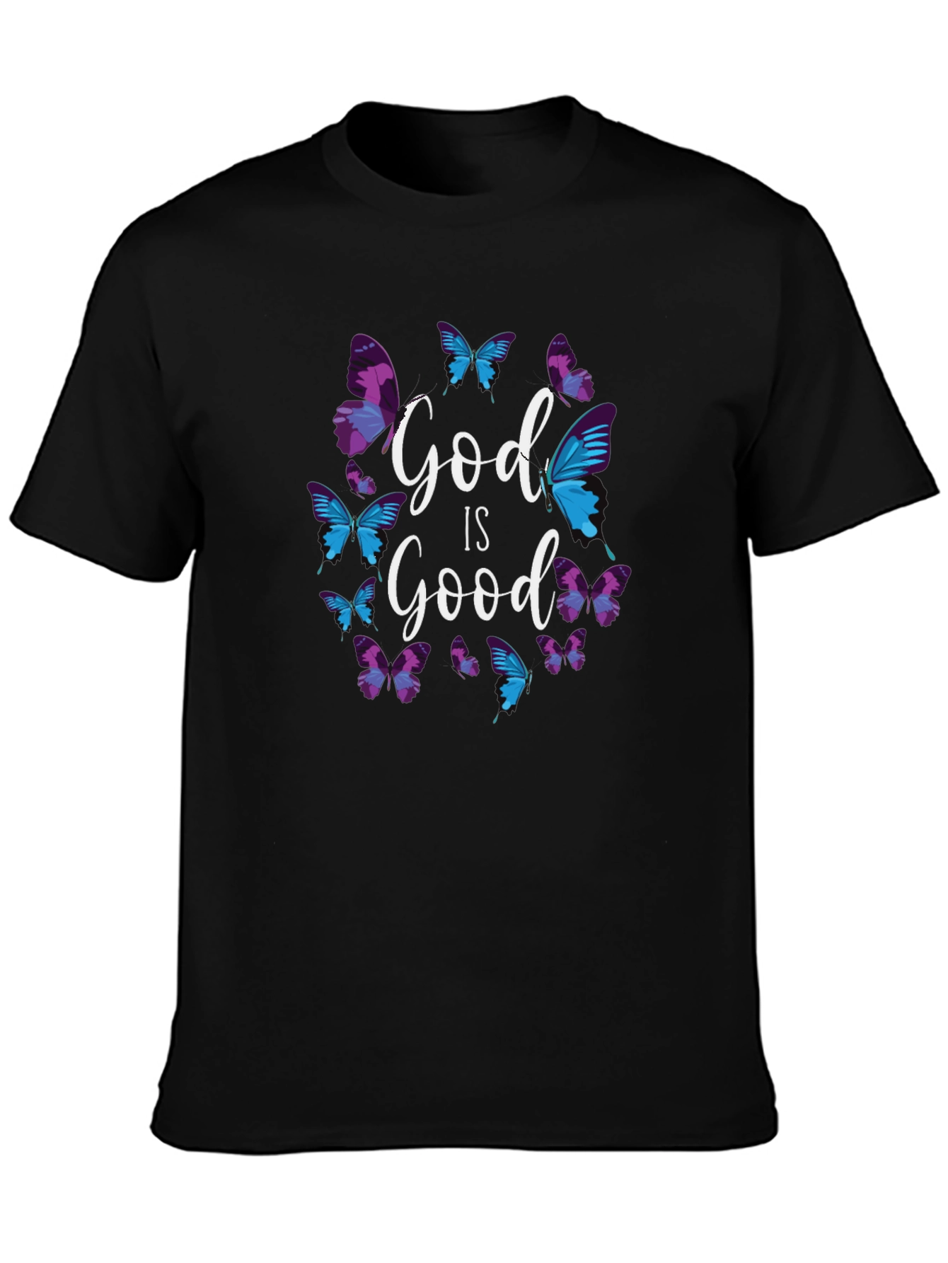 God is Good Butterfly Graphic Tee
