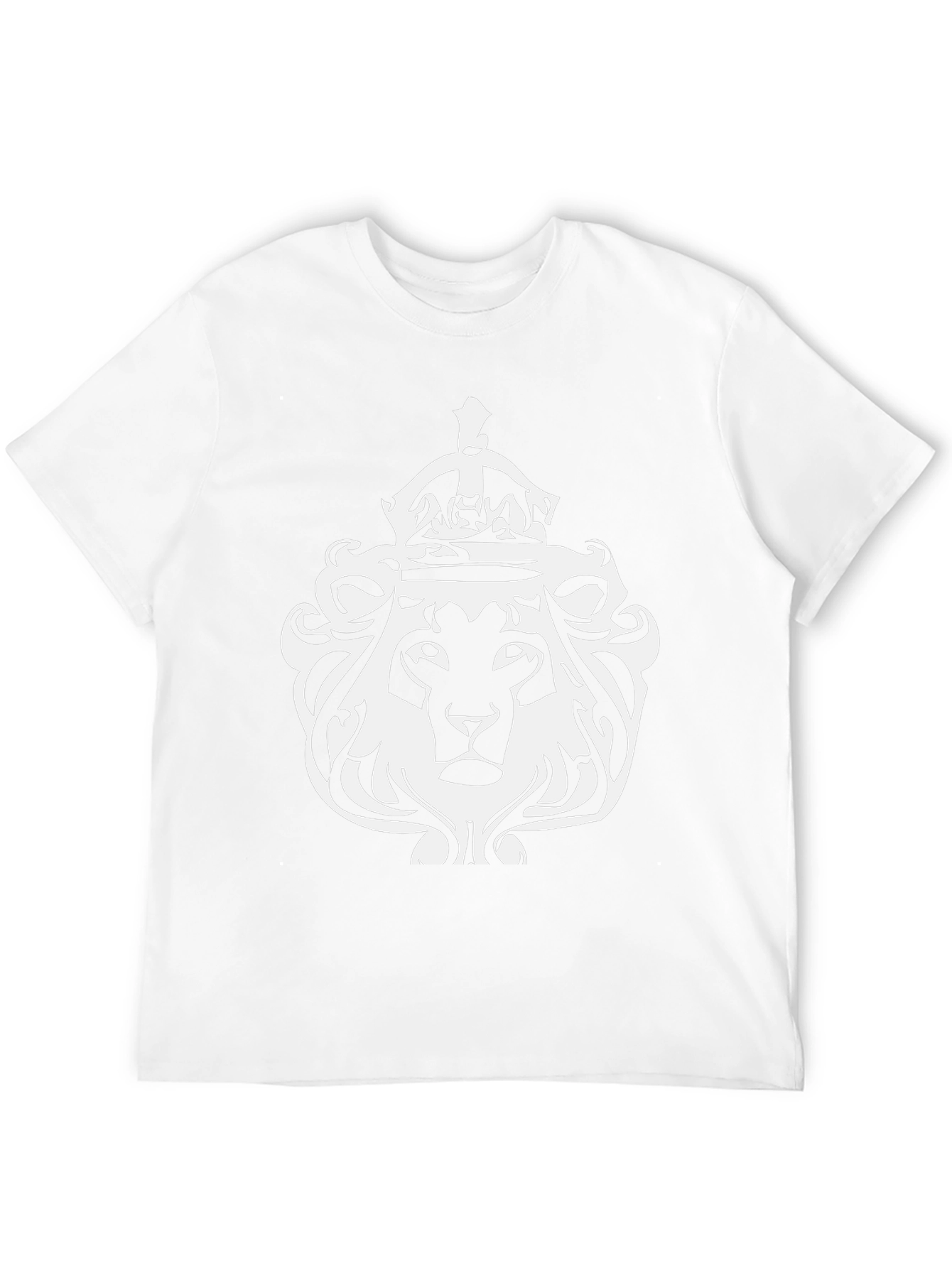 Lion Crown Graphic Tee - Black