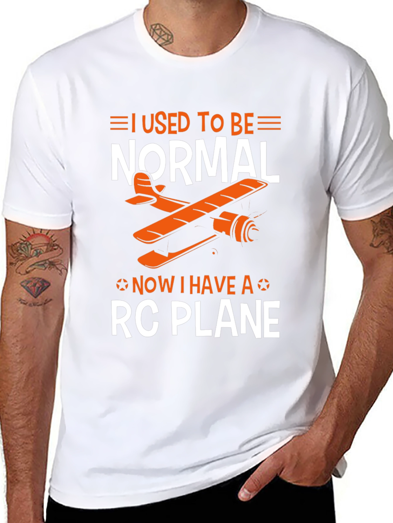 I Used to be Normal RC Plane T-Shirt