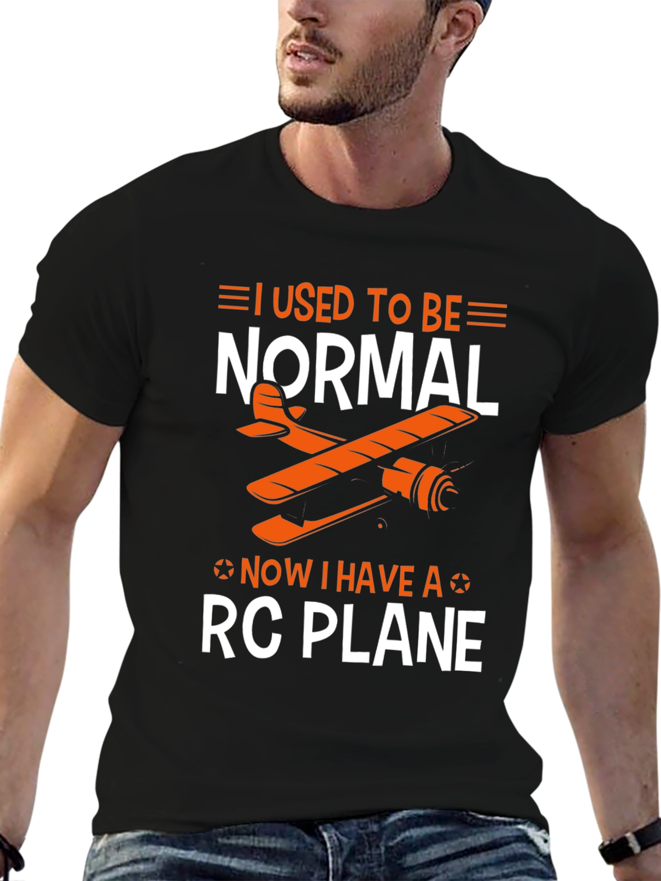 I Used to be Normal RC Plane T-Shirt