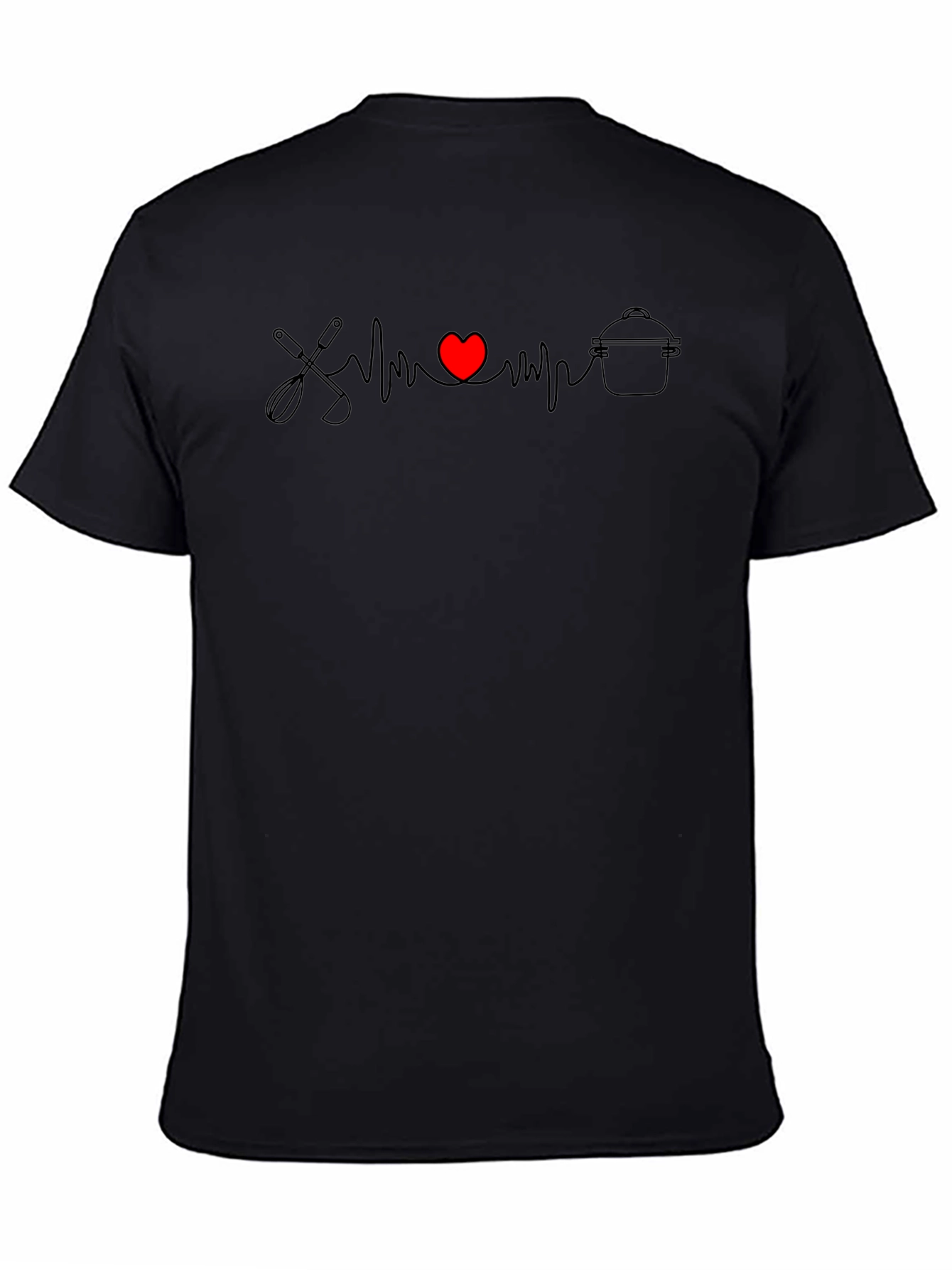 Cooking Heartbeat T-Shirt - Love to Cook Tee
