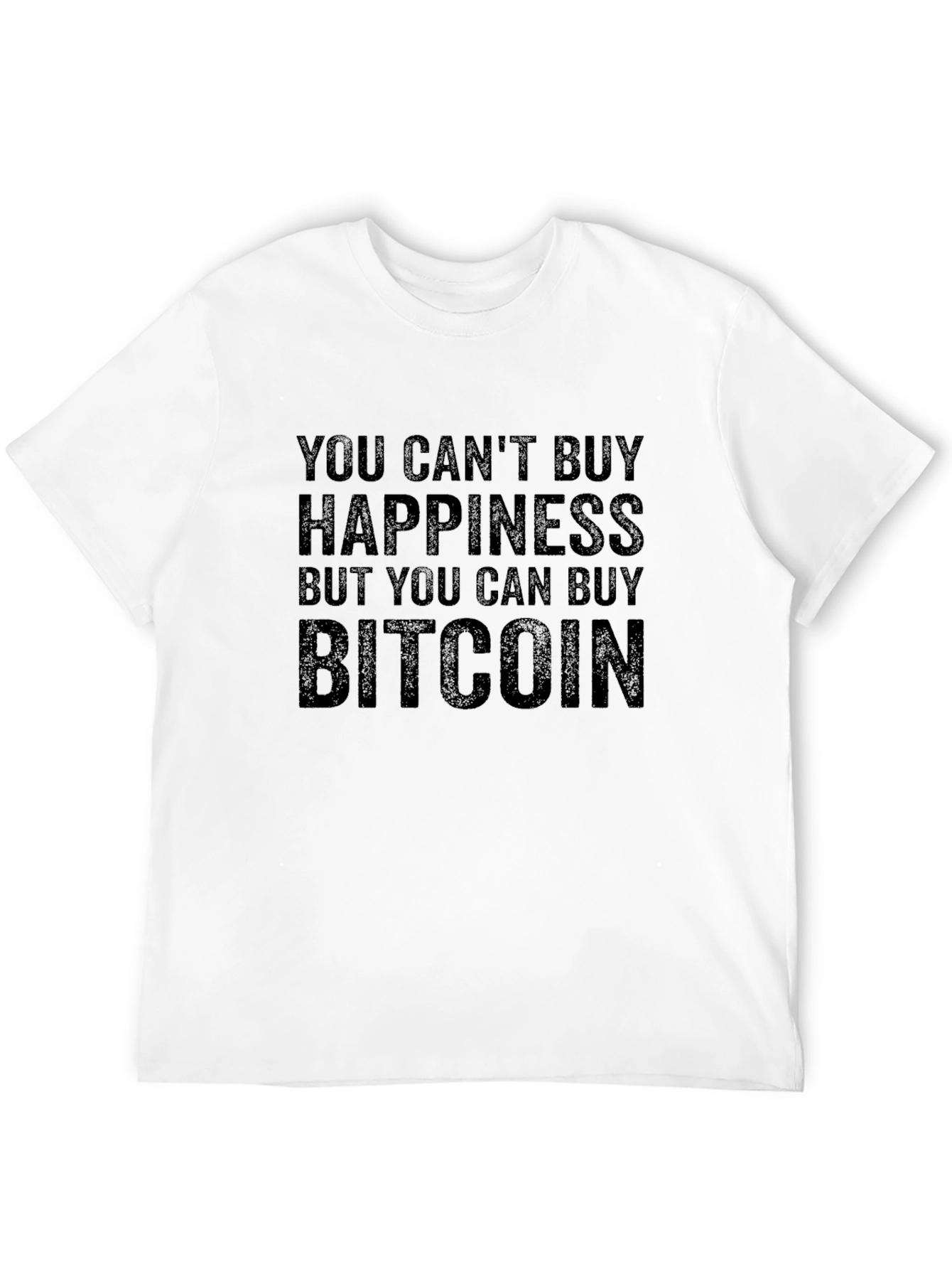 Bitcoin Happiness Graphic Tee - Black