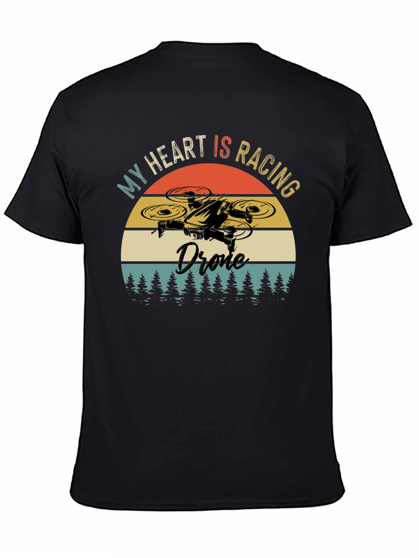 My Heart is Racing Drone T-Shirt - Pilot Tee