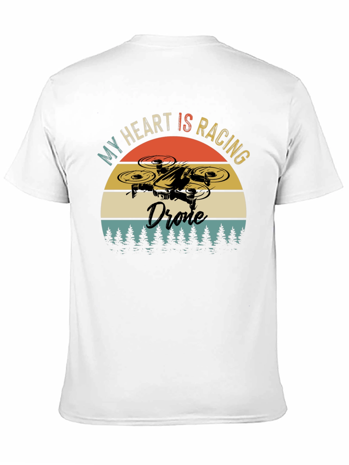 My Heart is Racing Drone T-Shirt - Pilot Tee