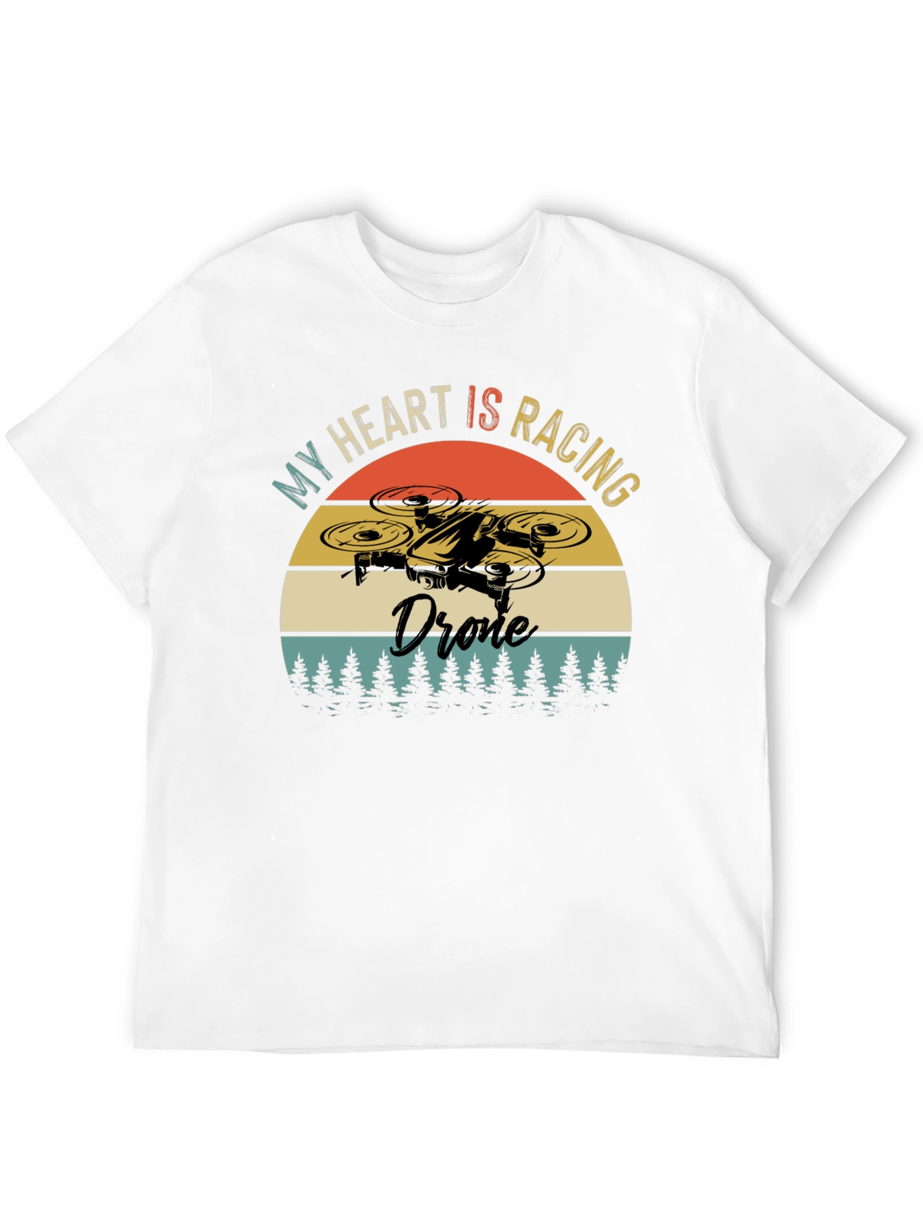 My Heart is Racing Drone T-Shirt - Pilot Tee