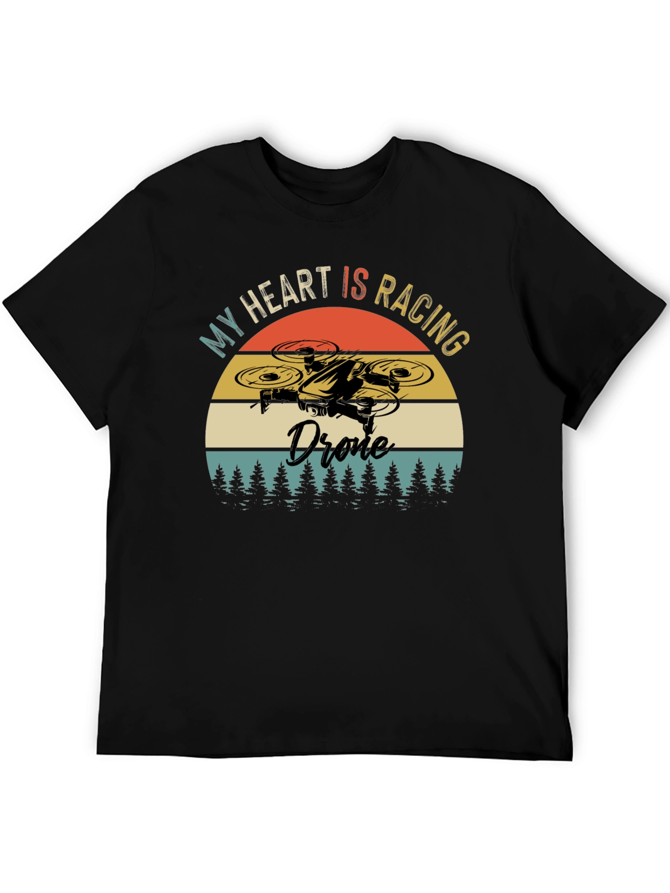 My Heart is Racing Drone T-Shirt - Pilot Tee