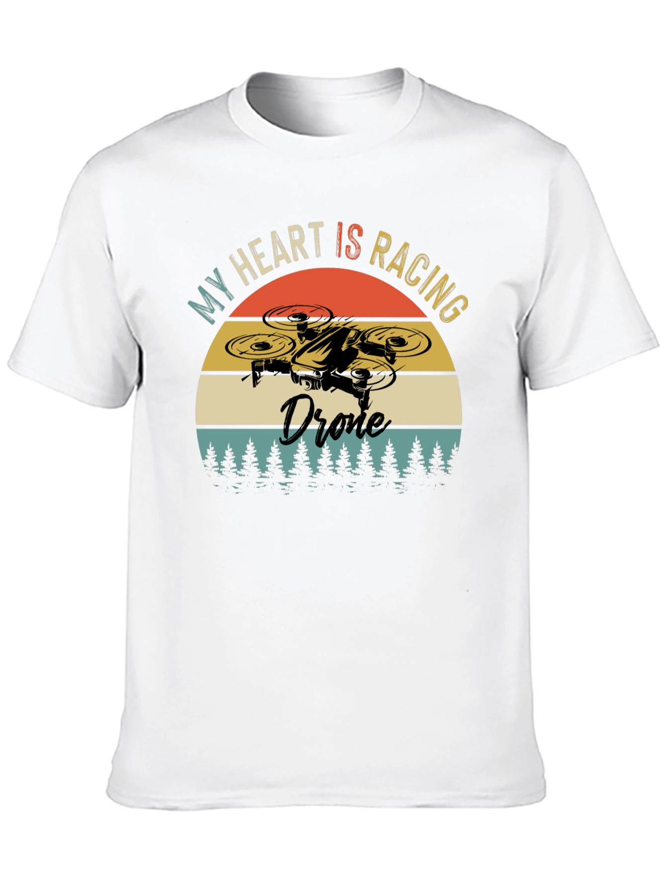 My Heart is Racing Drone T-Shirt - Pilot Tee