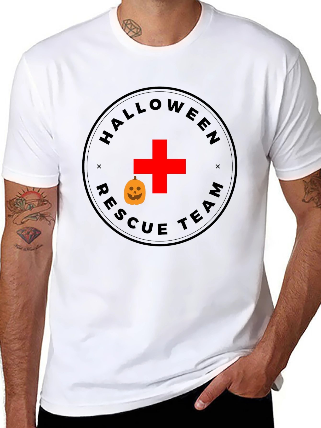 Halloween Rescue Team Graphic Tee