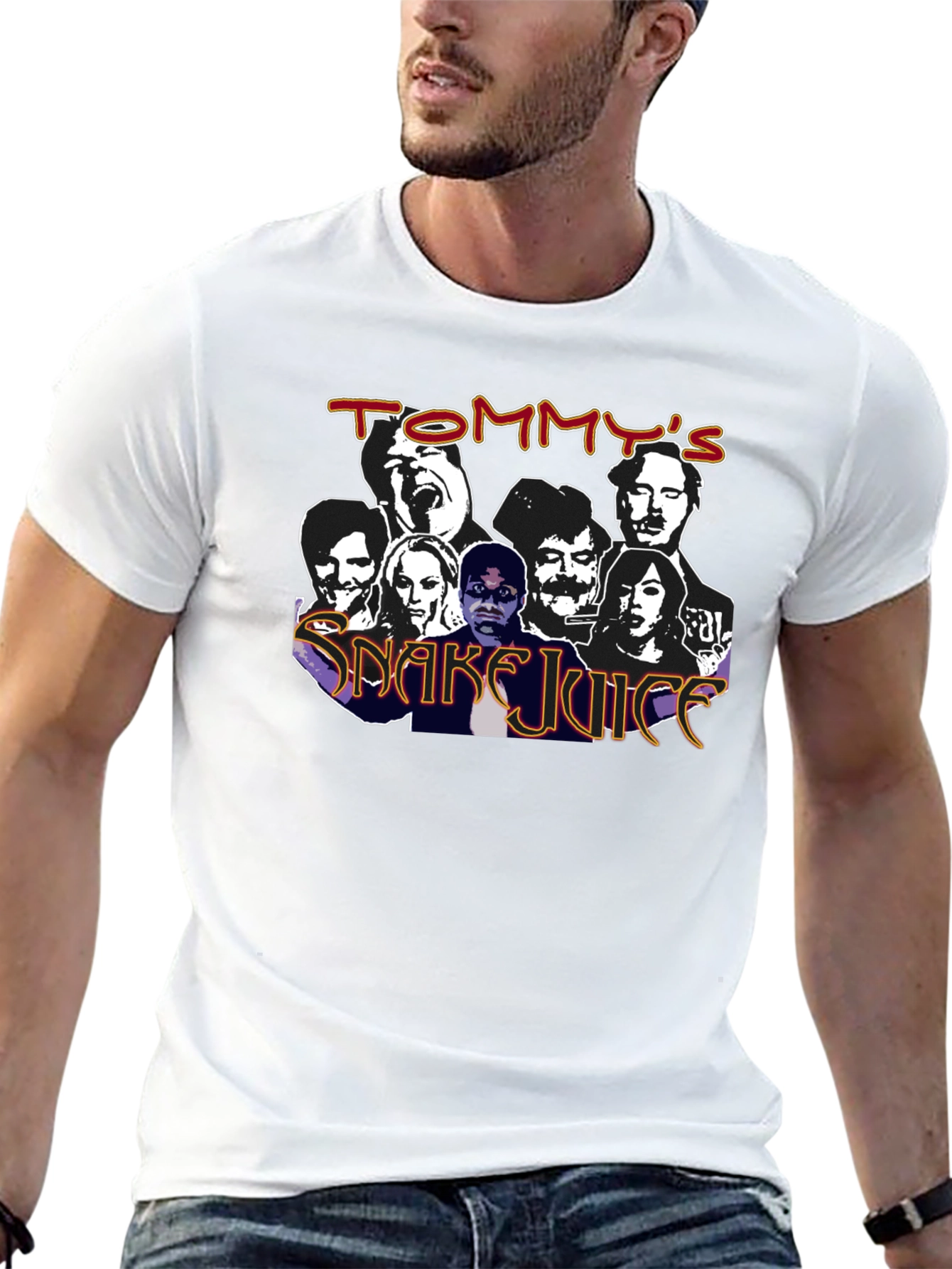 Tommys Snake Juice Graphic T-Shirt