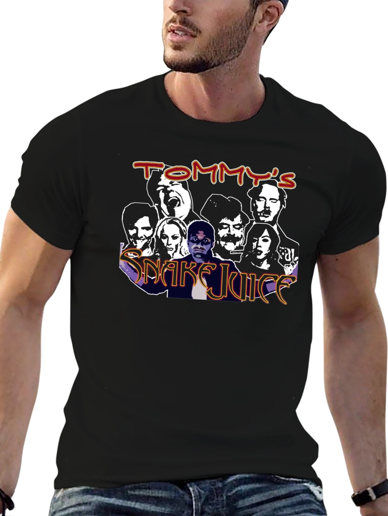 Tommys Snake Juice Graphic T-Shirt