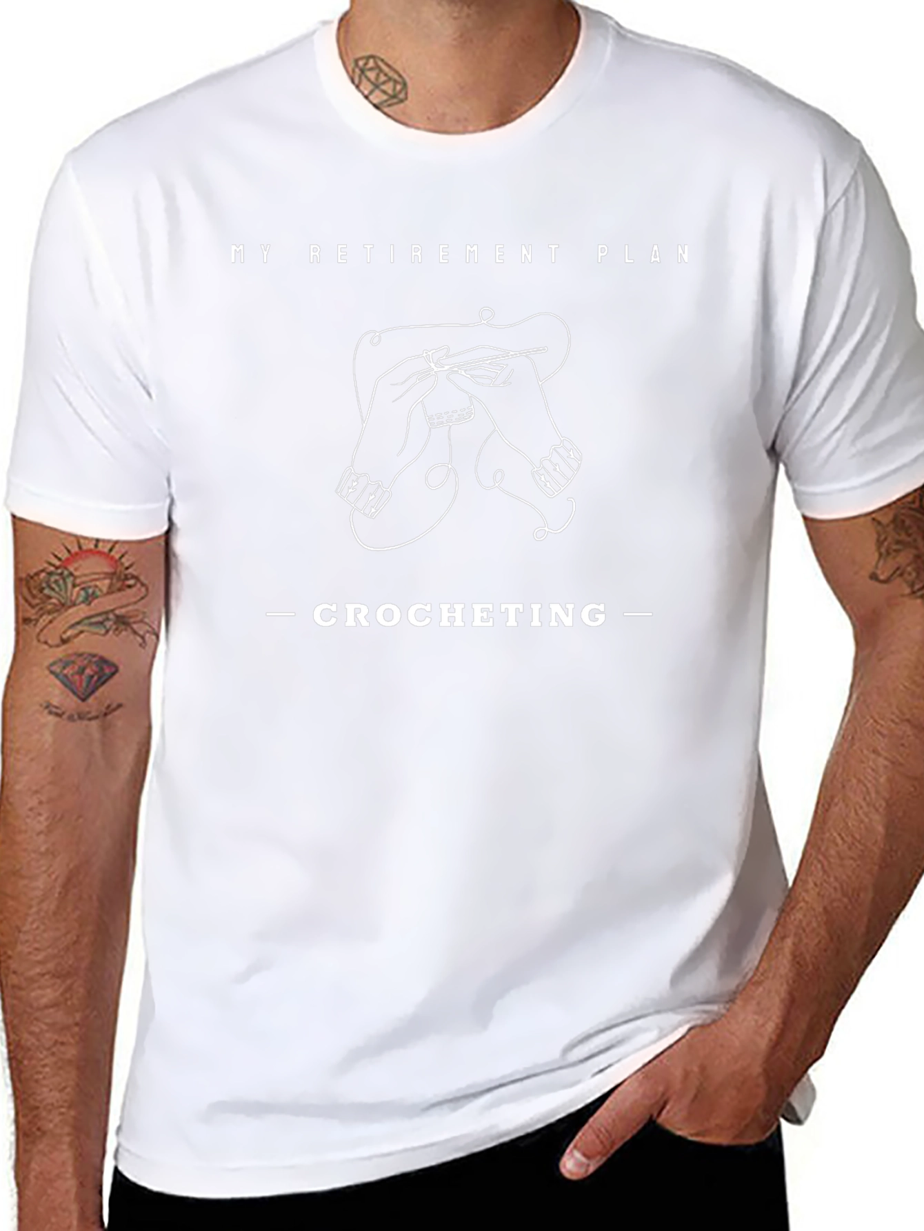 My Retirement Plan Crochet T-Shirt