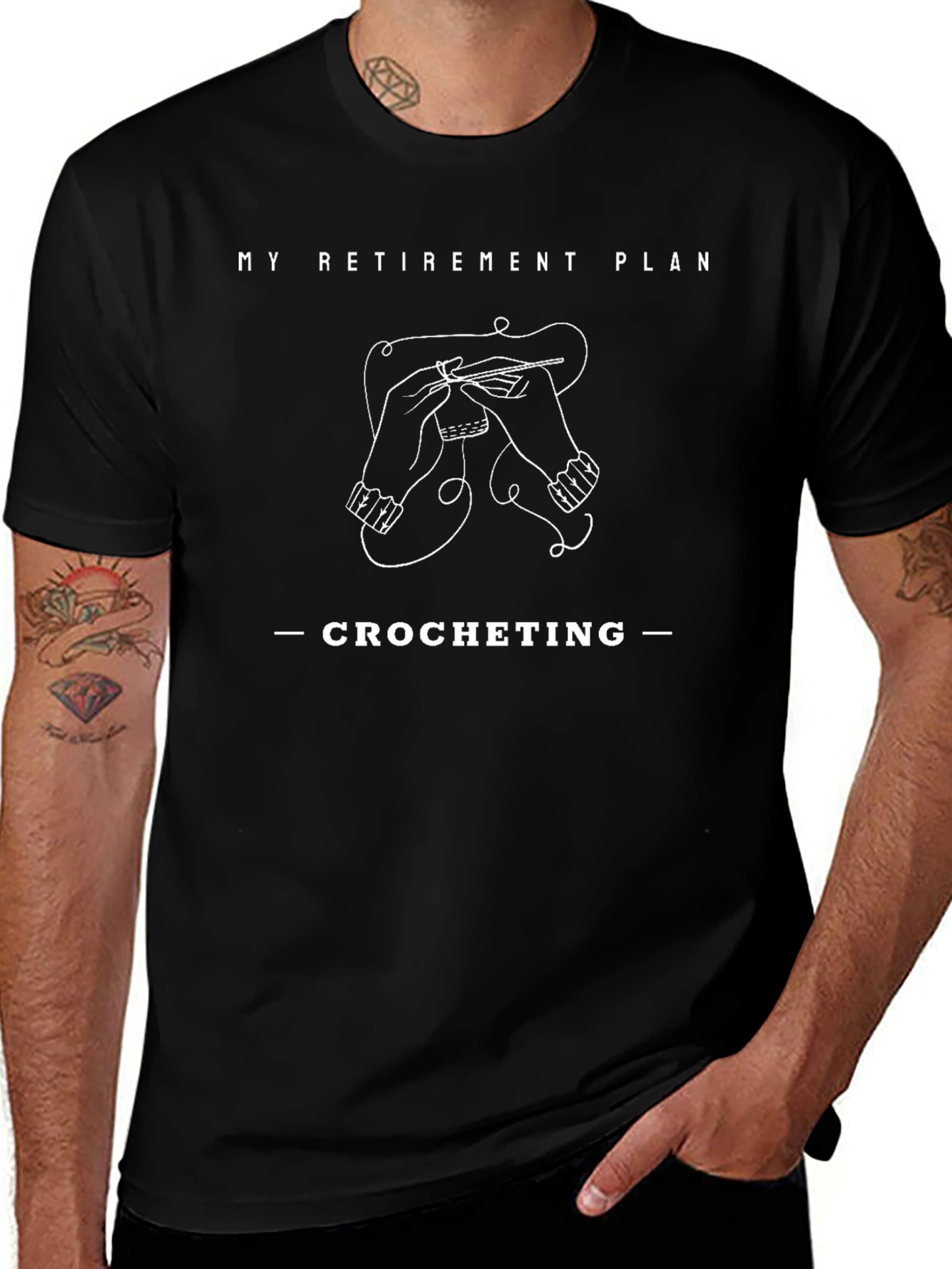 My Retirement Plan Crochet T-Shirt
