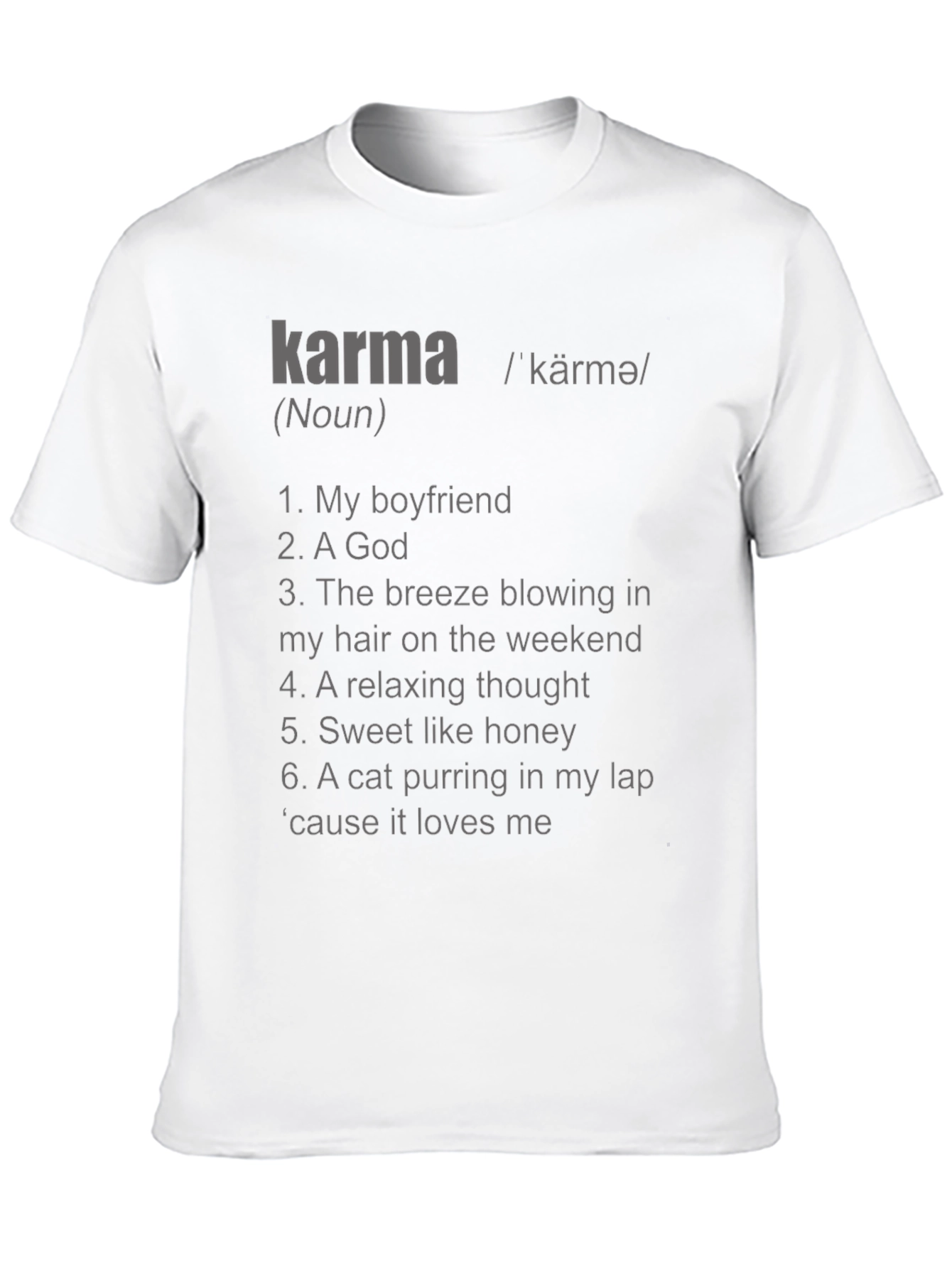Karma Definition T-Shirt - Unisex Soft Cotton Tee
