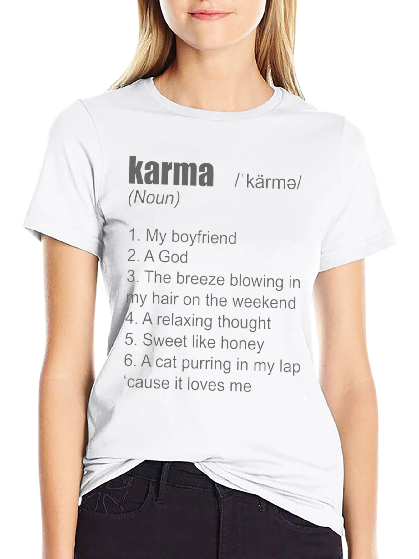 Karma Definition T-Shirt - Unisex Soft Cotton Tee