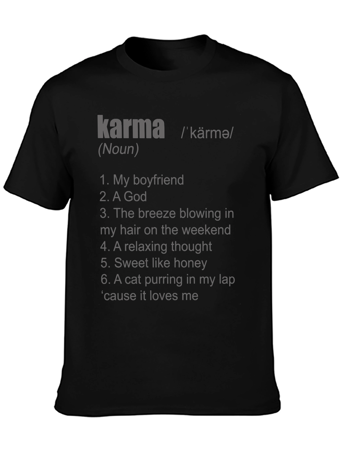 Karma Definition T-Shirt - Unisex Soft Cotton Tee