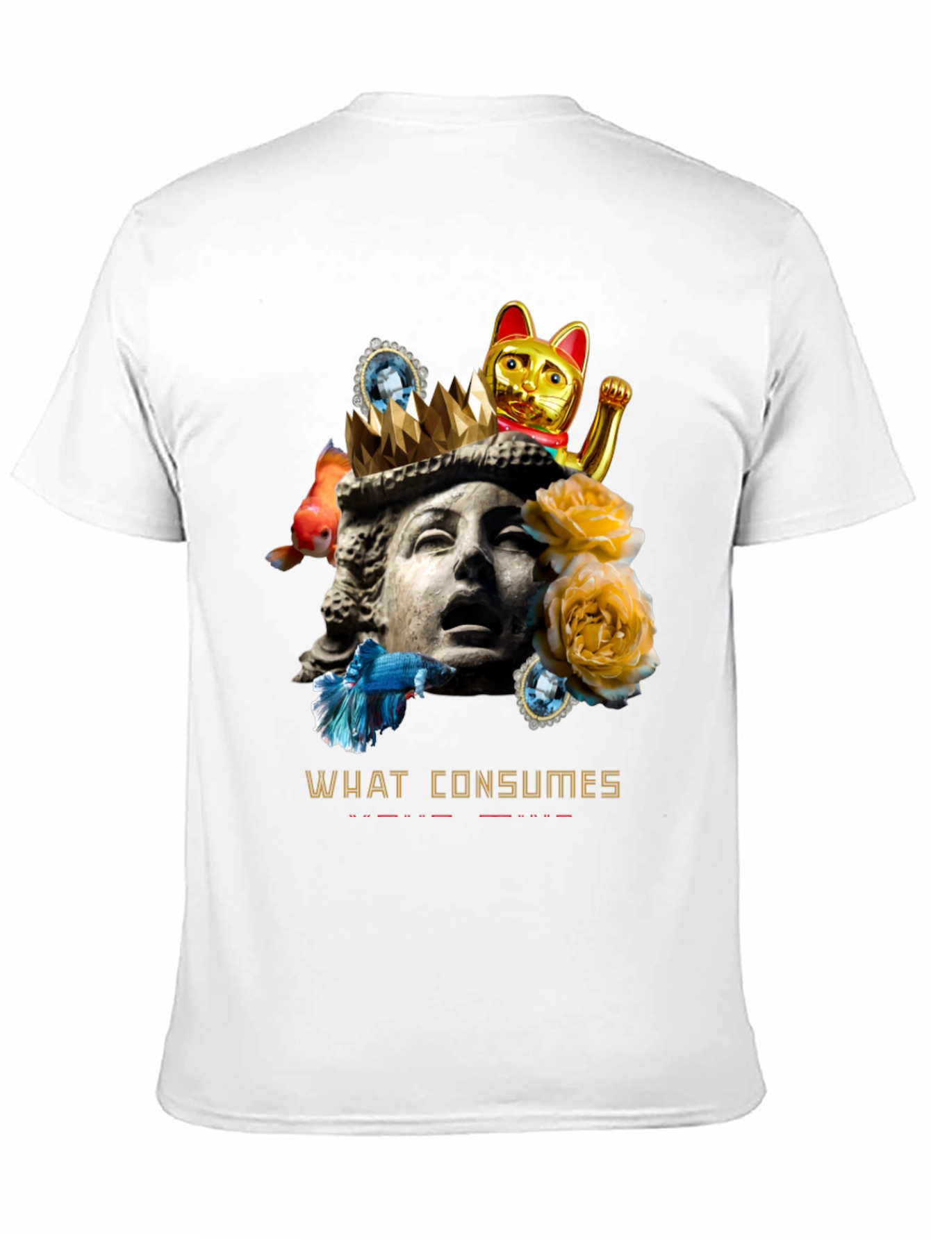 What Consumes Graphic T-Shirt - Unique Art Tee