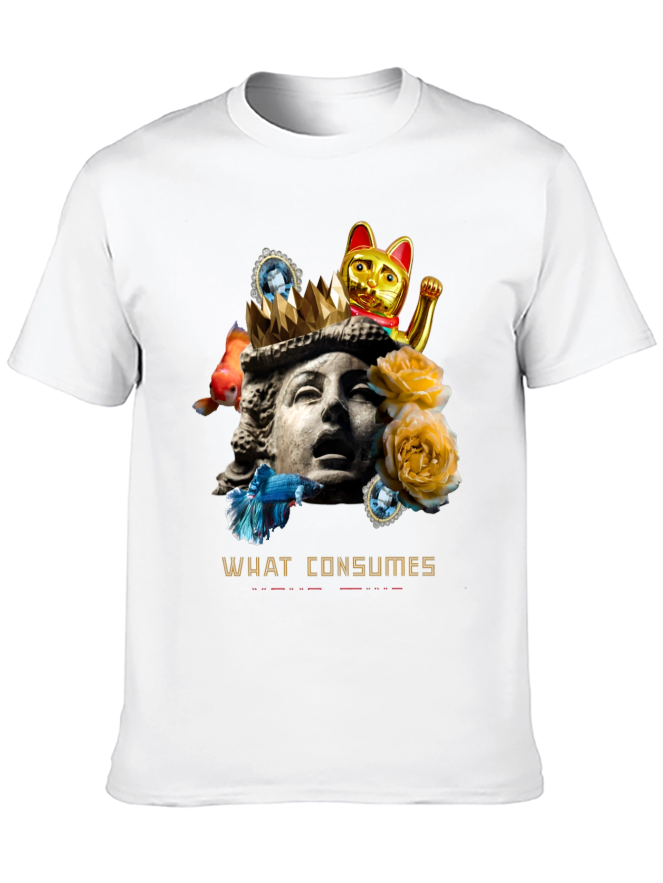 What Consumes Graphic T-Shirt - Unique Art Tee