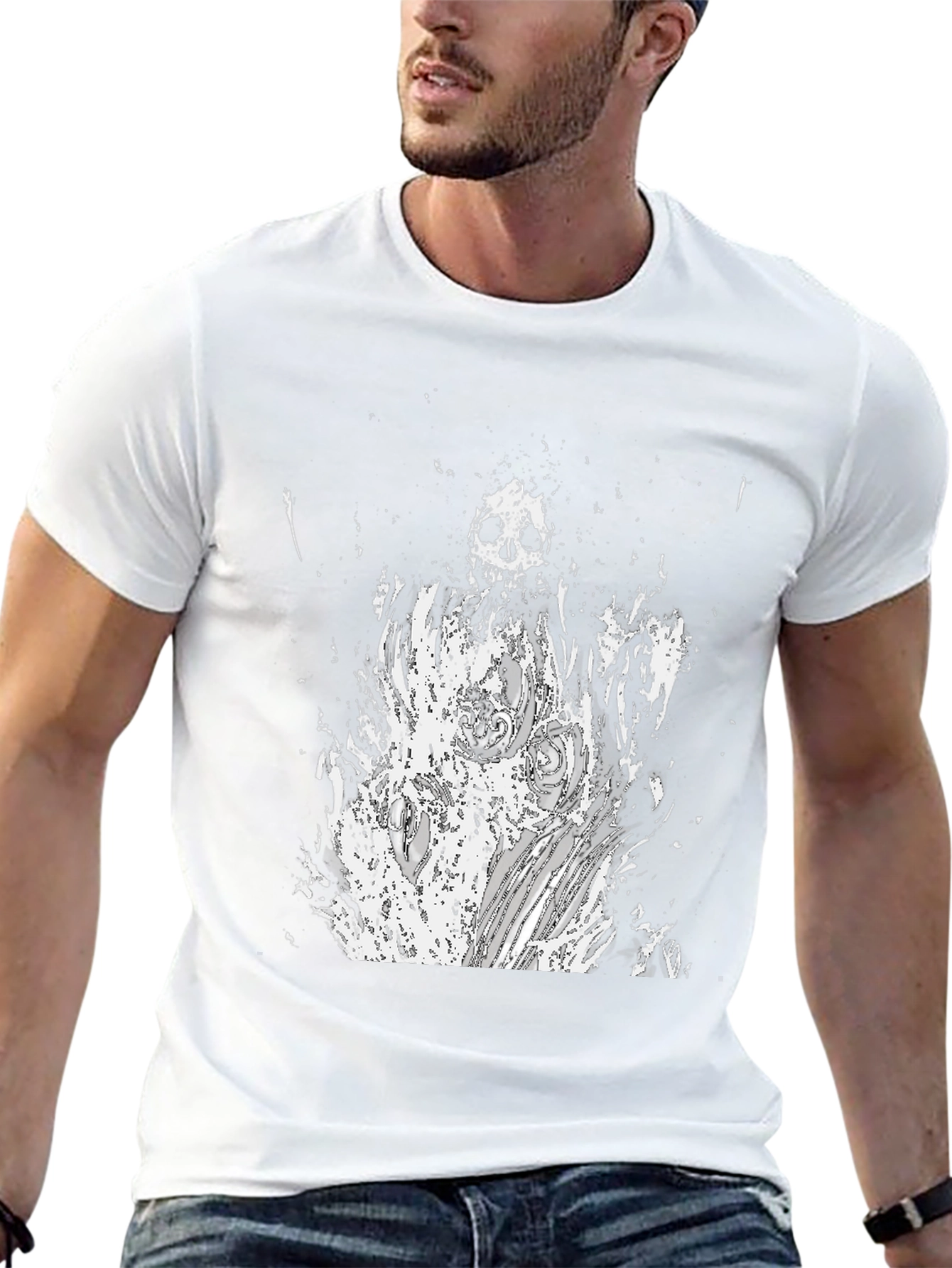 Grim Reaper Graphic Tee - Black Cotton T-Shirt