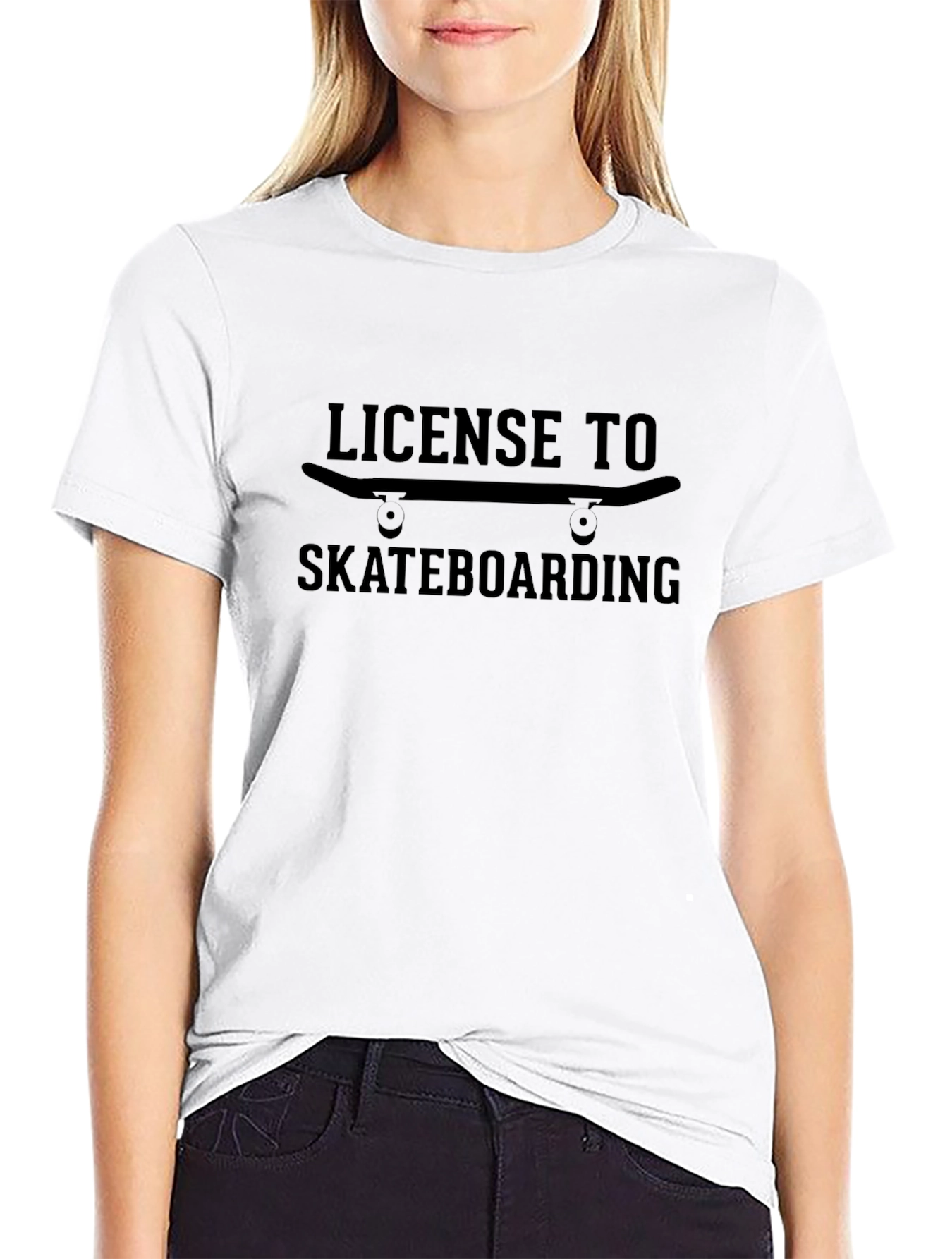 License To Skateboarding Graphic Tee