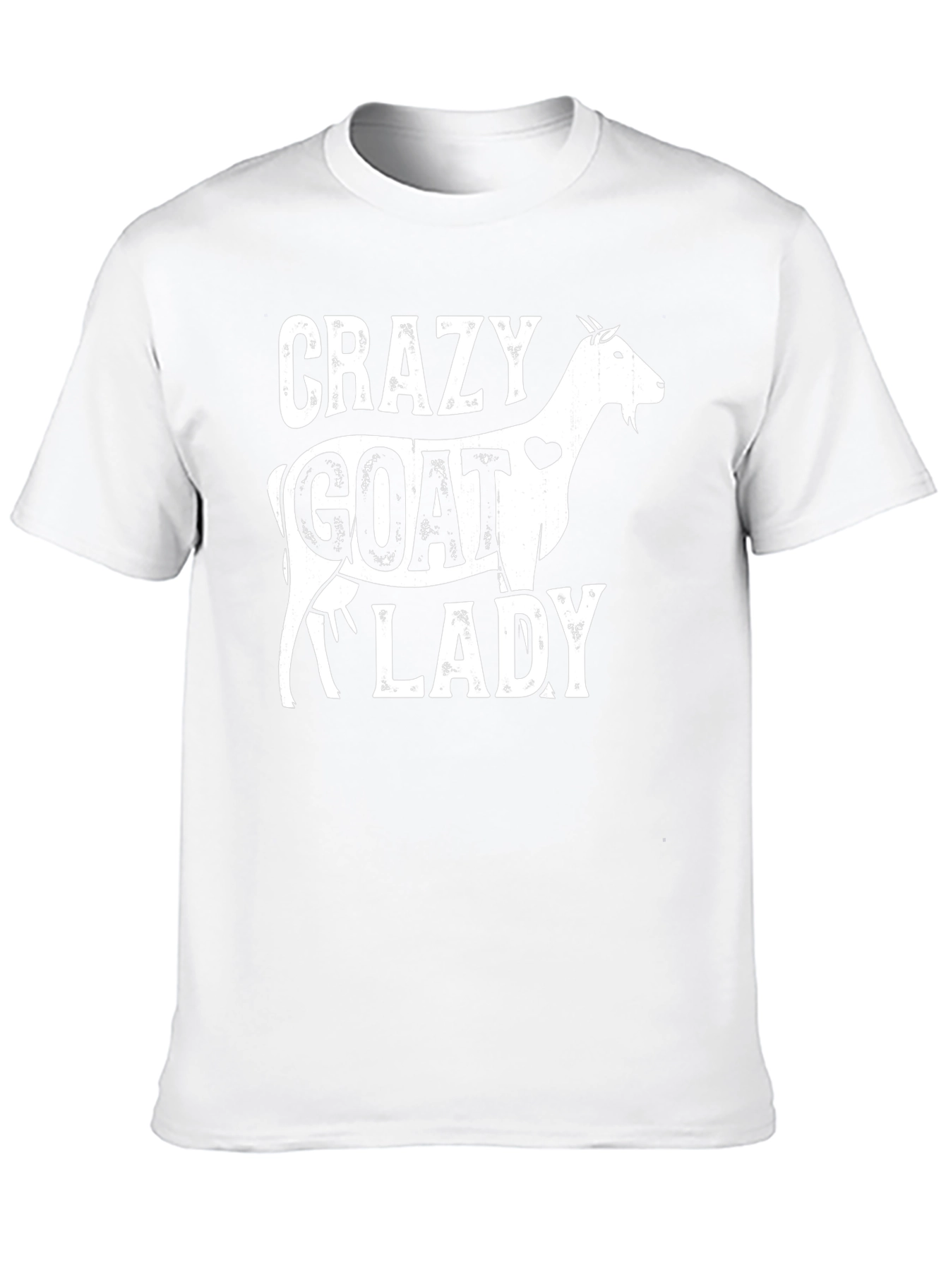 Crazy Goat Lady Graphic Tee - Black Unisex T-Shirt