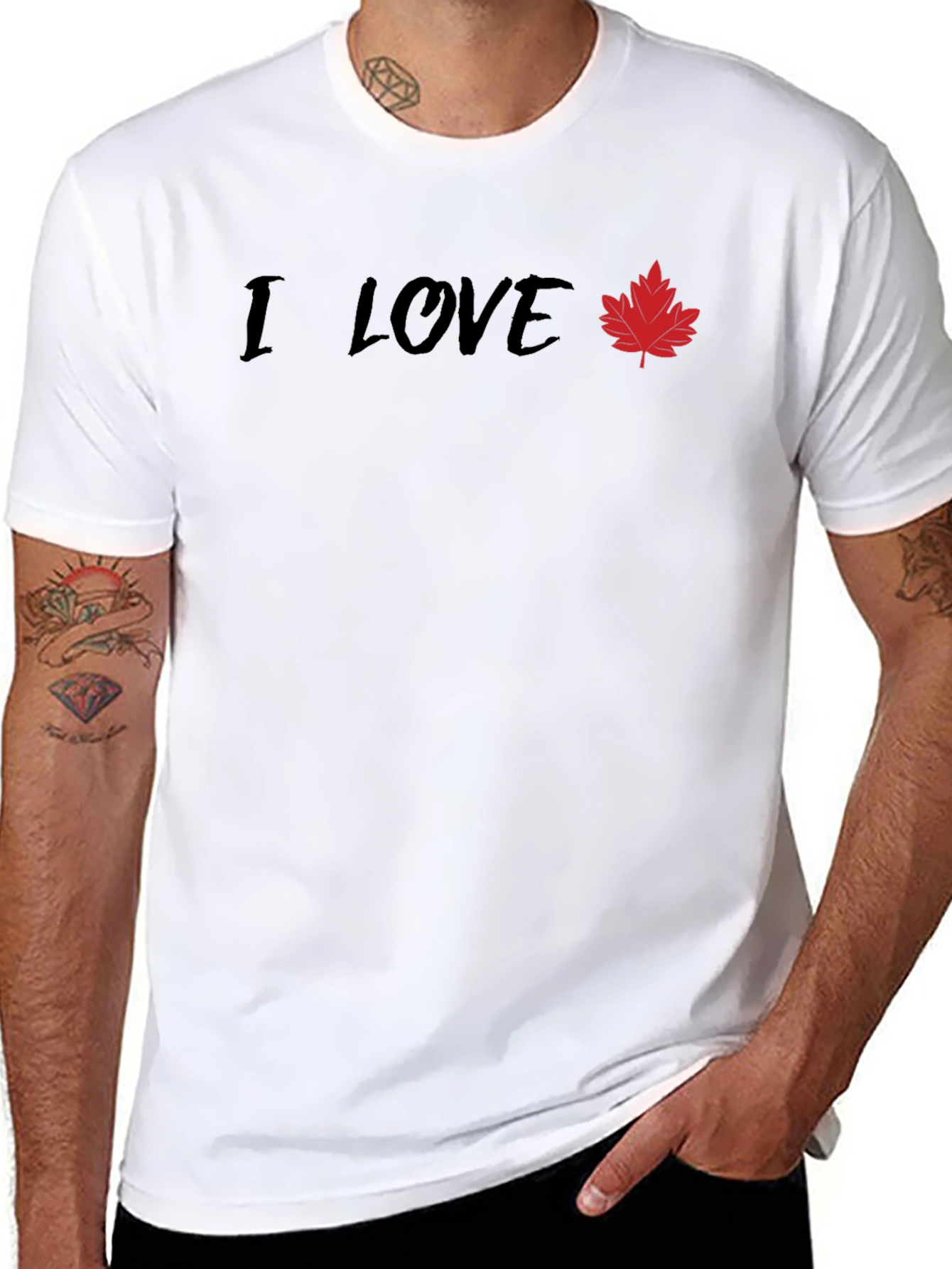 I Love Canada T-Shirt - Maple Leaf Pride