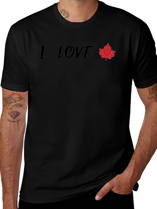 I Love Canada T-Shirt - Maple Leaf Pride