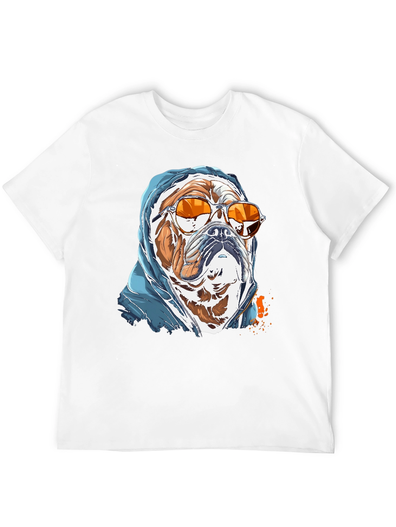 Cool Bulldog T-Shirt - Trendy Dog Graphic Tee
