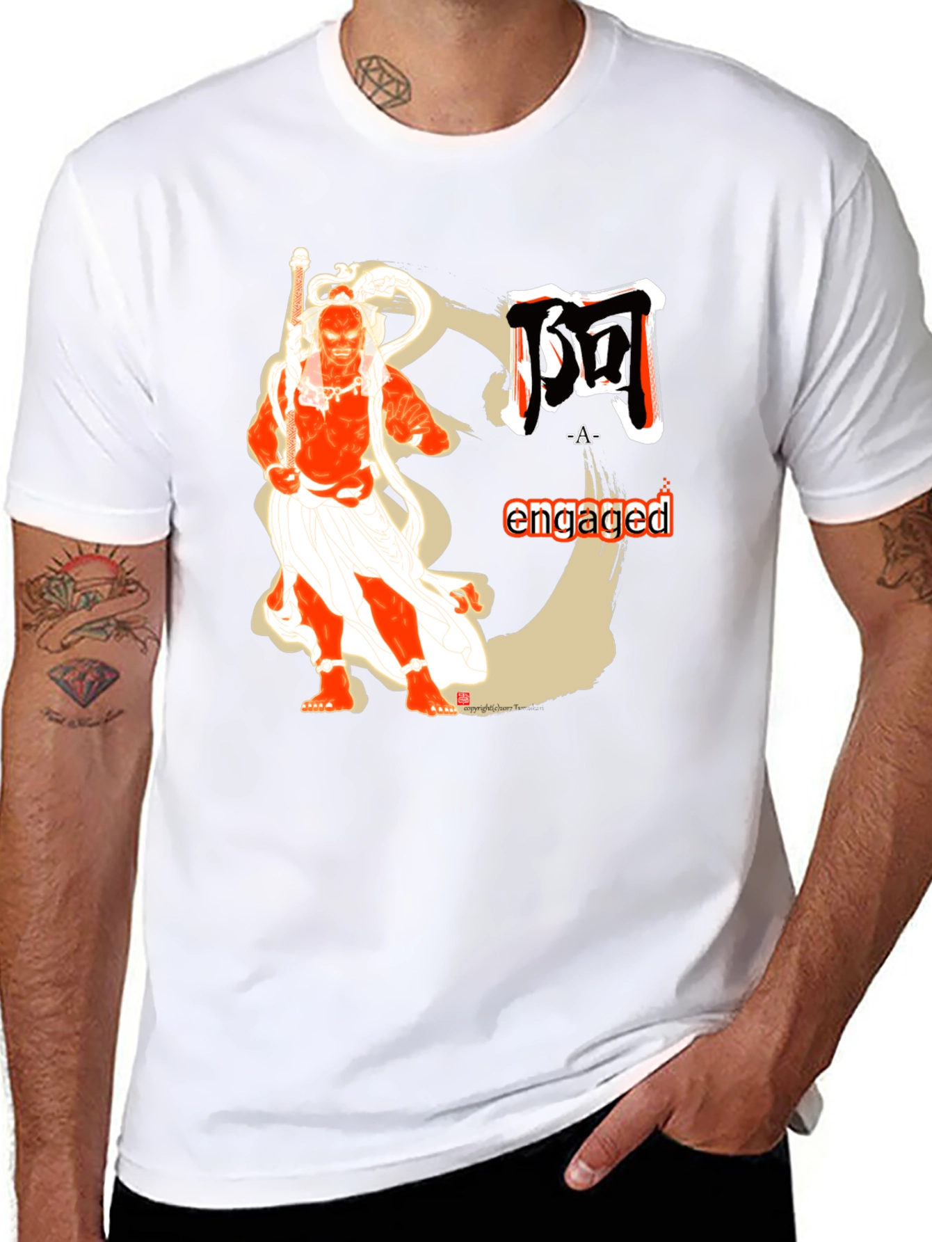 Unique Graphic T-Shirt - Japanese Art Inspired