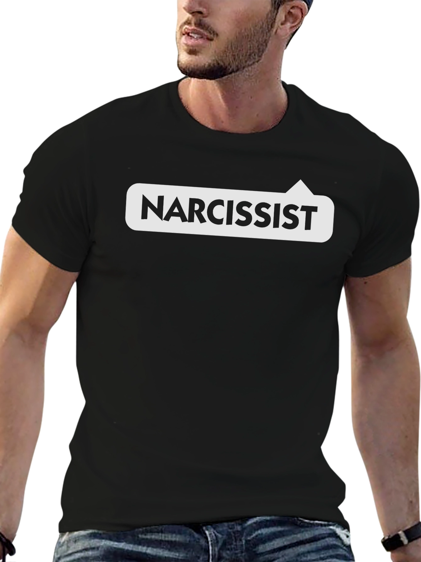 Narcissist Graphic Tee - Bold Statement Shirt
