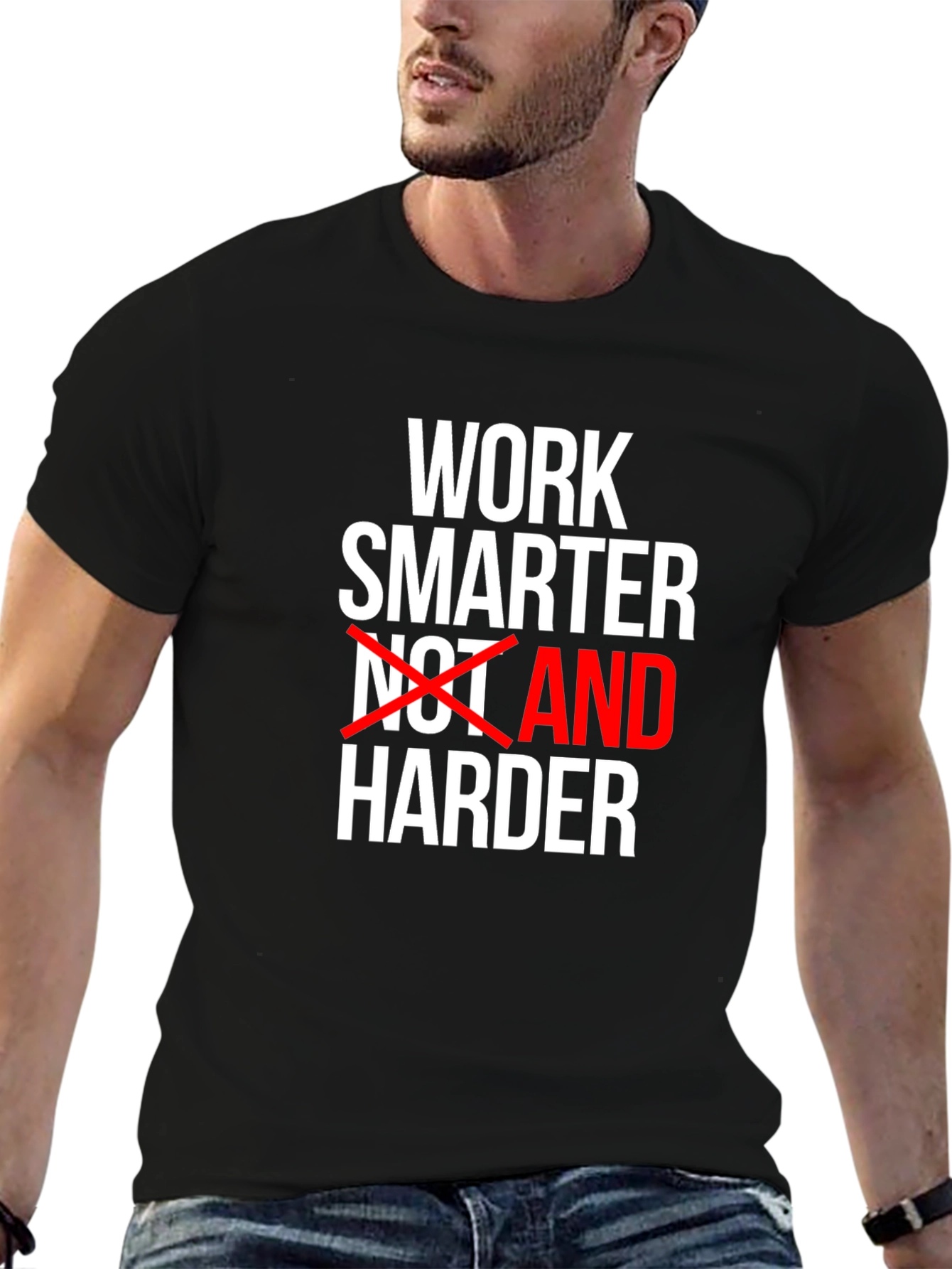 Work Smarter Motivational T-Shirt