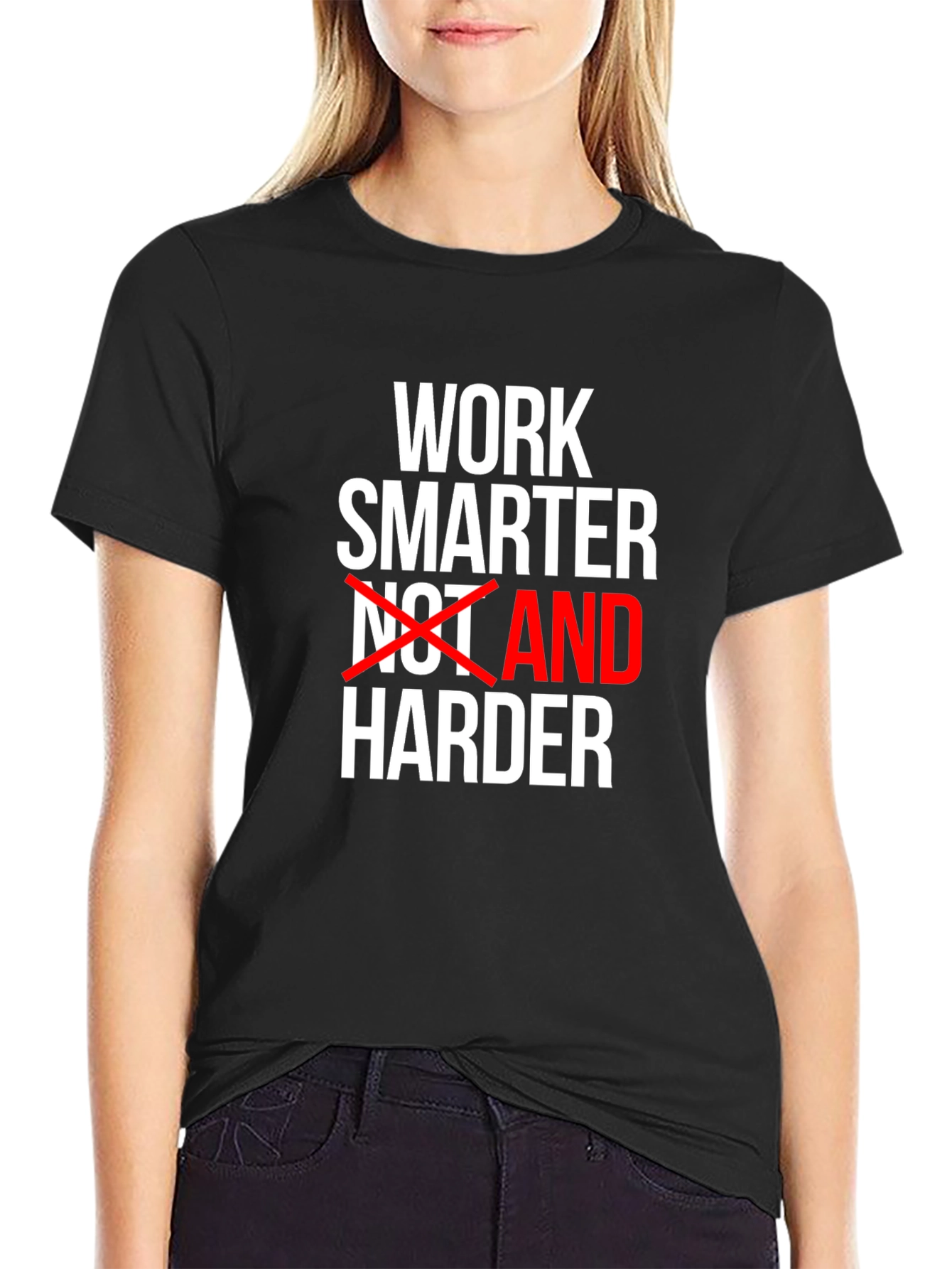 Work Smarter Motivational T-Shirt