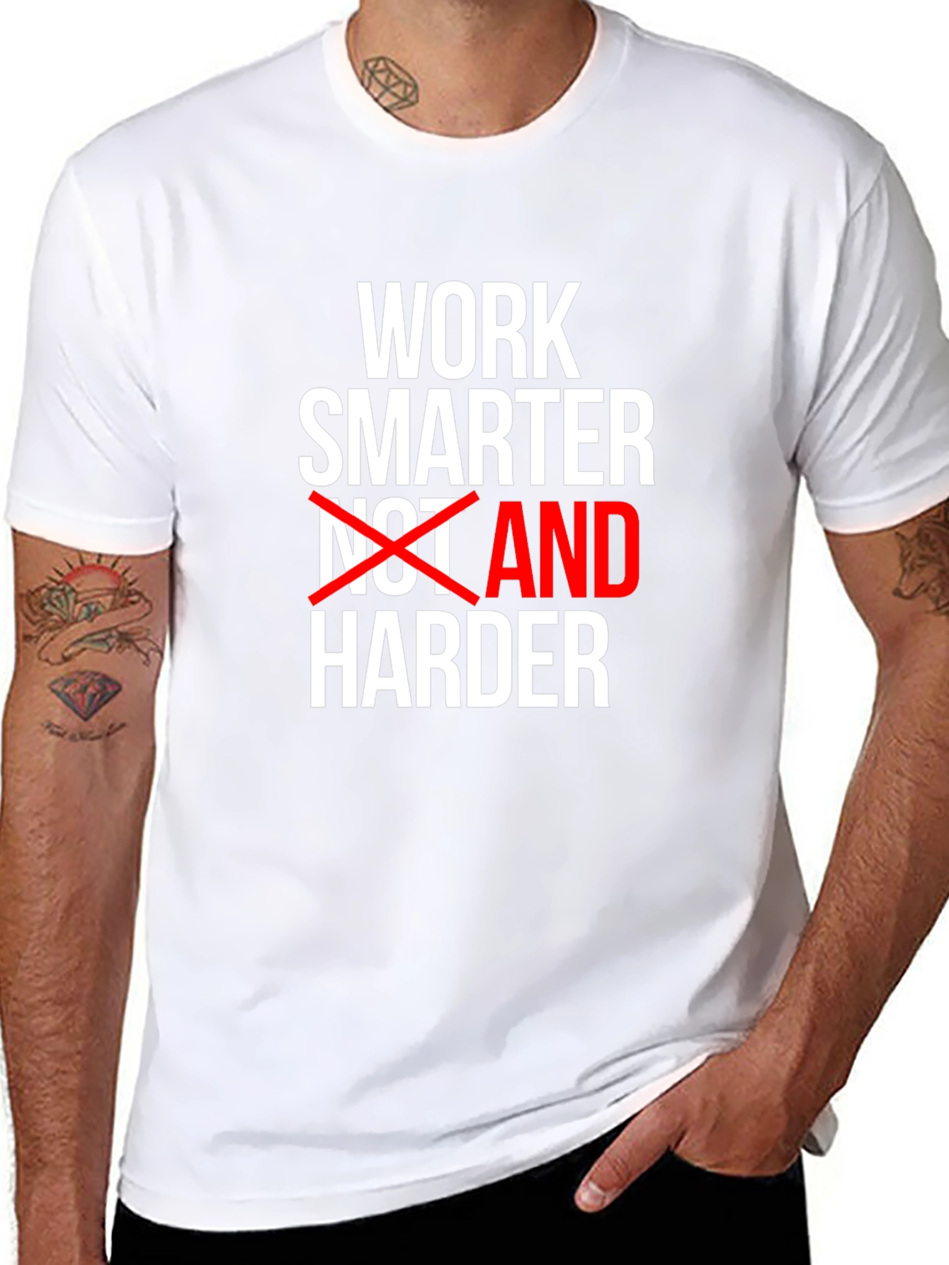 Work Smarter Motivational T-Shirt