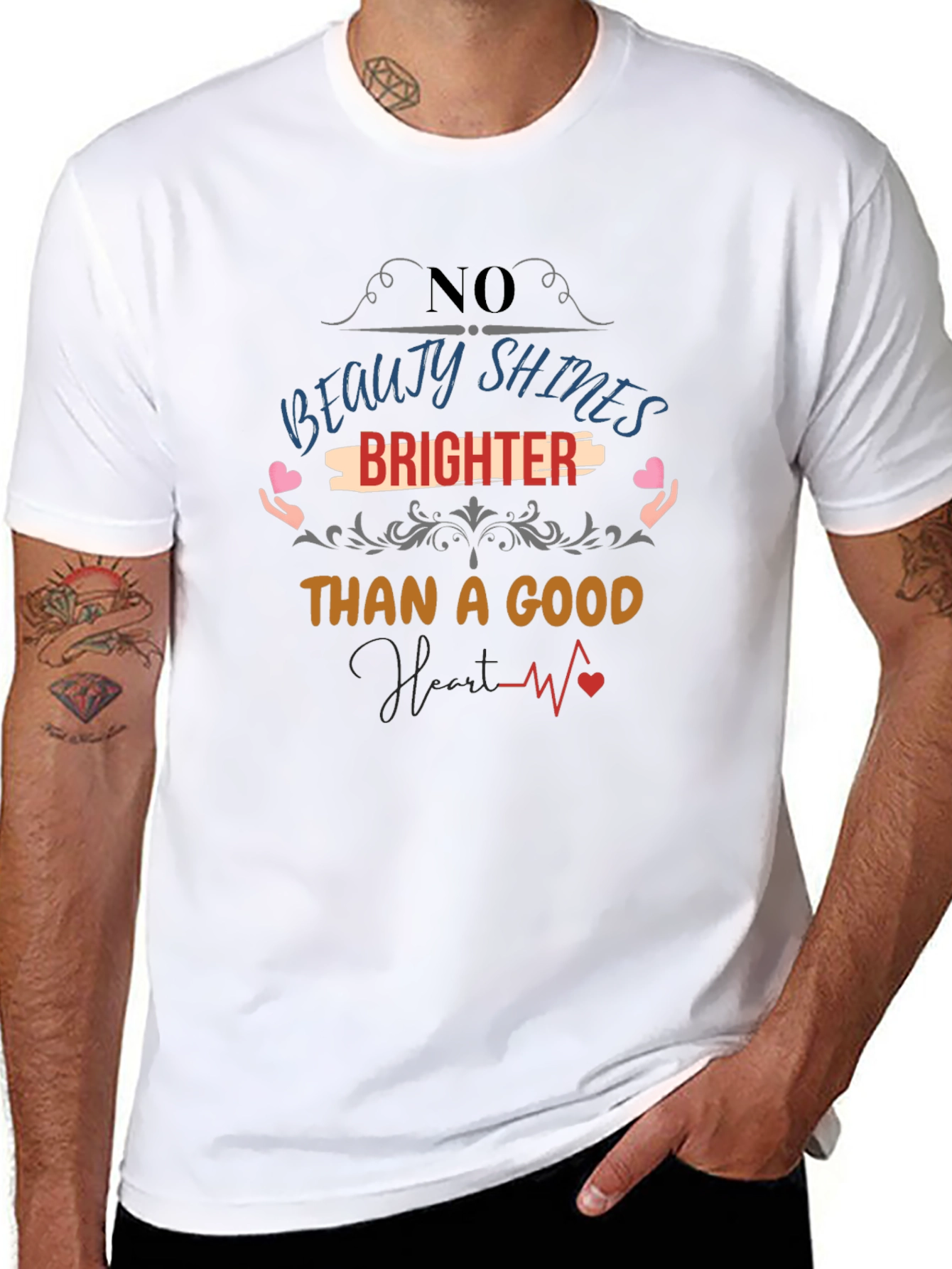 Good Heart Graphic T-Shirt - Black