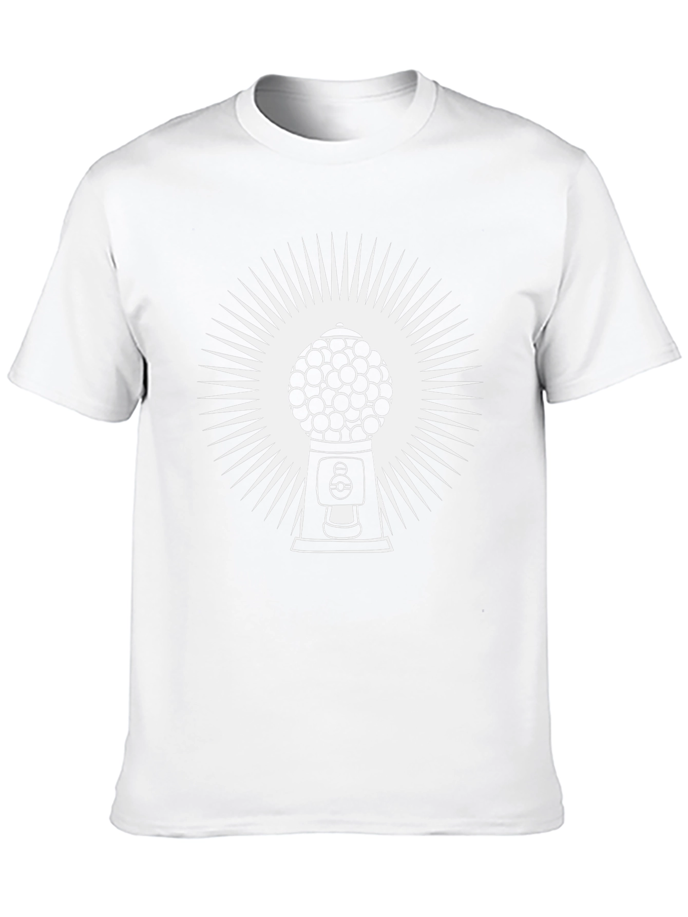 Retro Gumball Machine Graphic Tee - Black