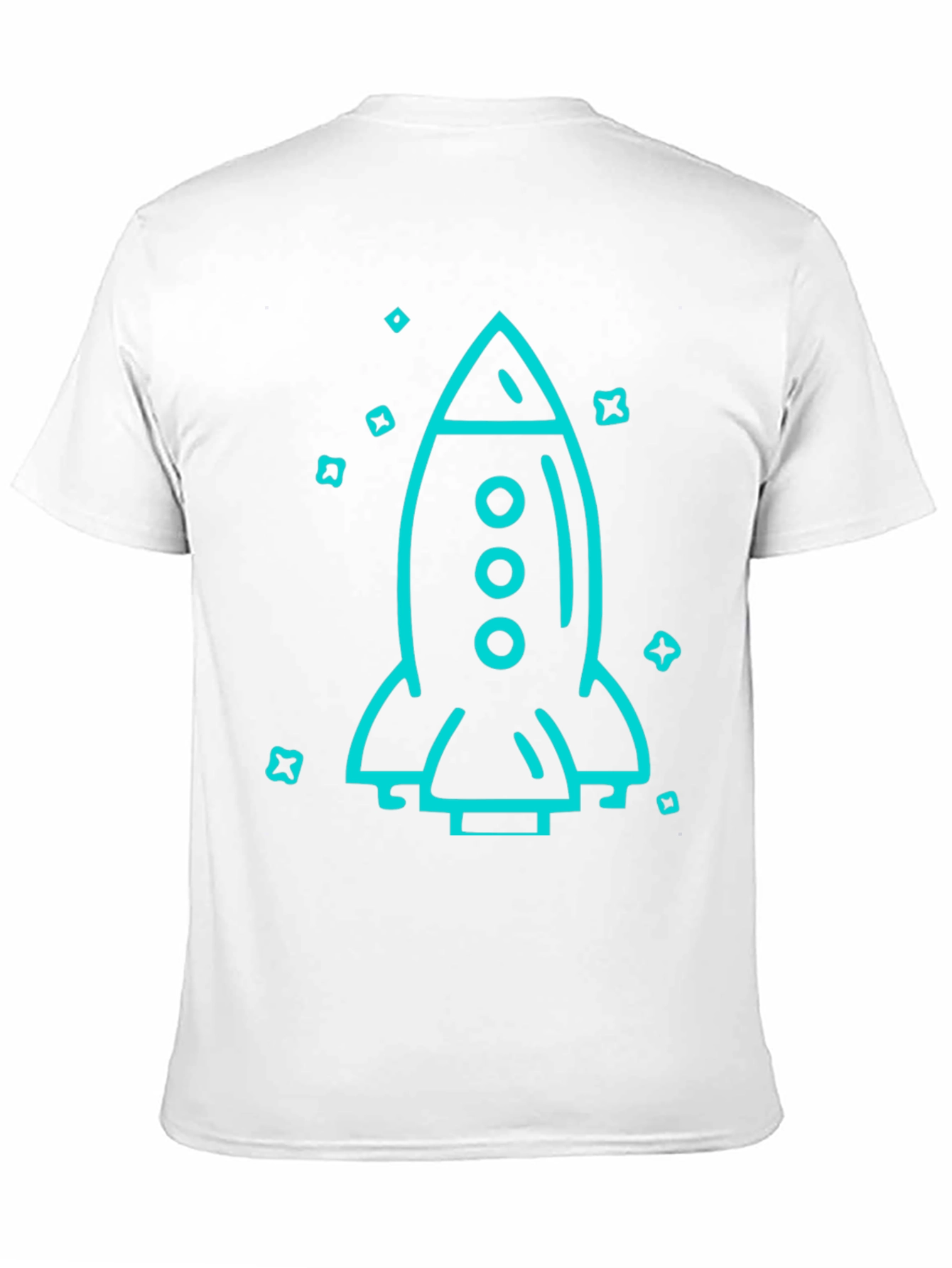 Rocket Graphic Black T-Shirt
