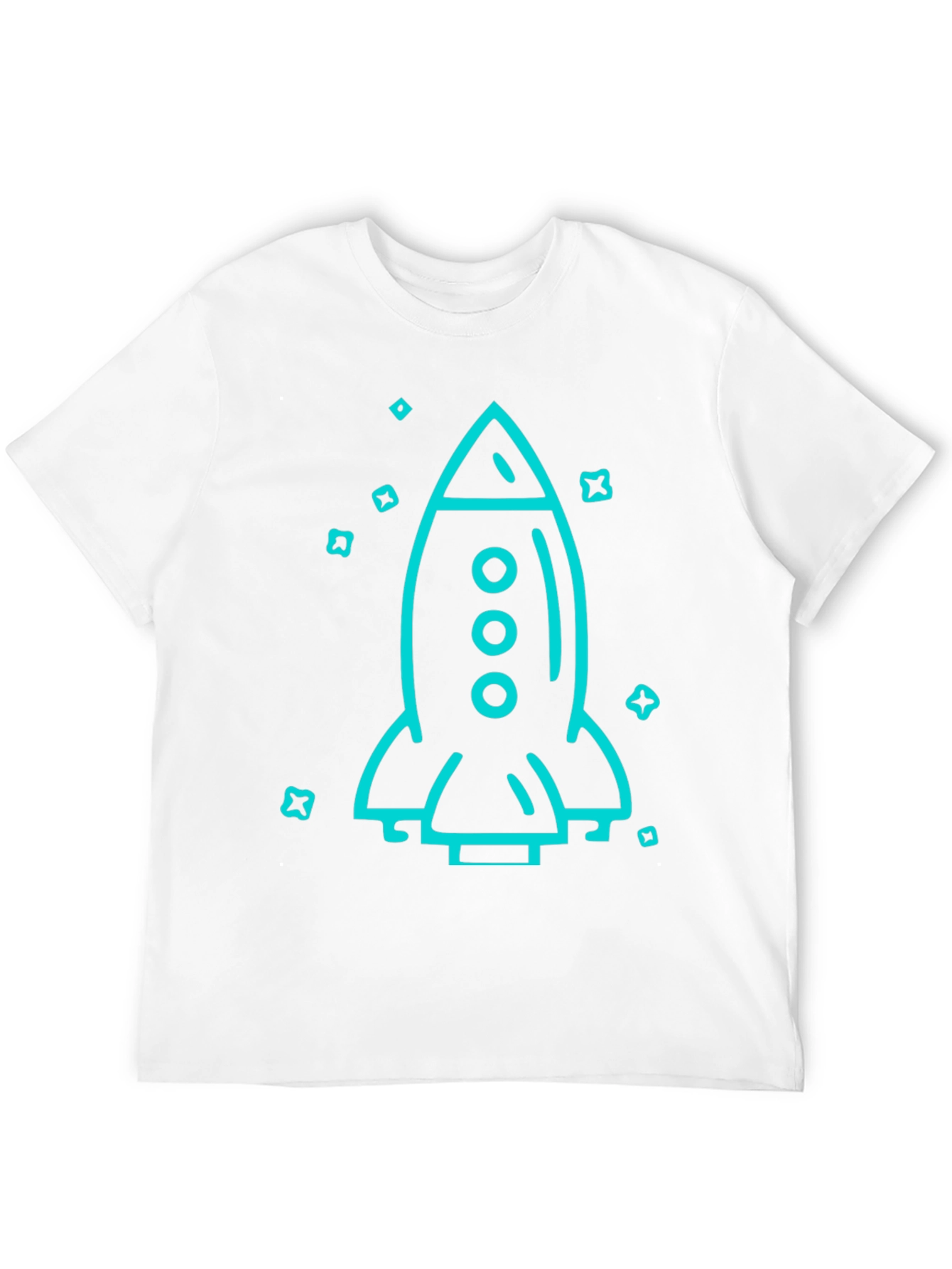 Rocket Graphic Black T-Shirt