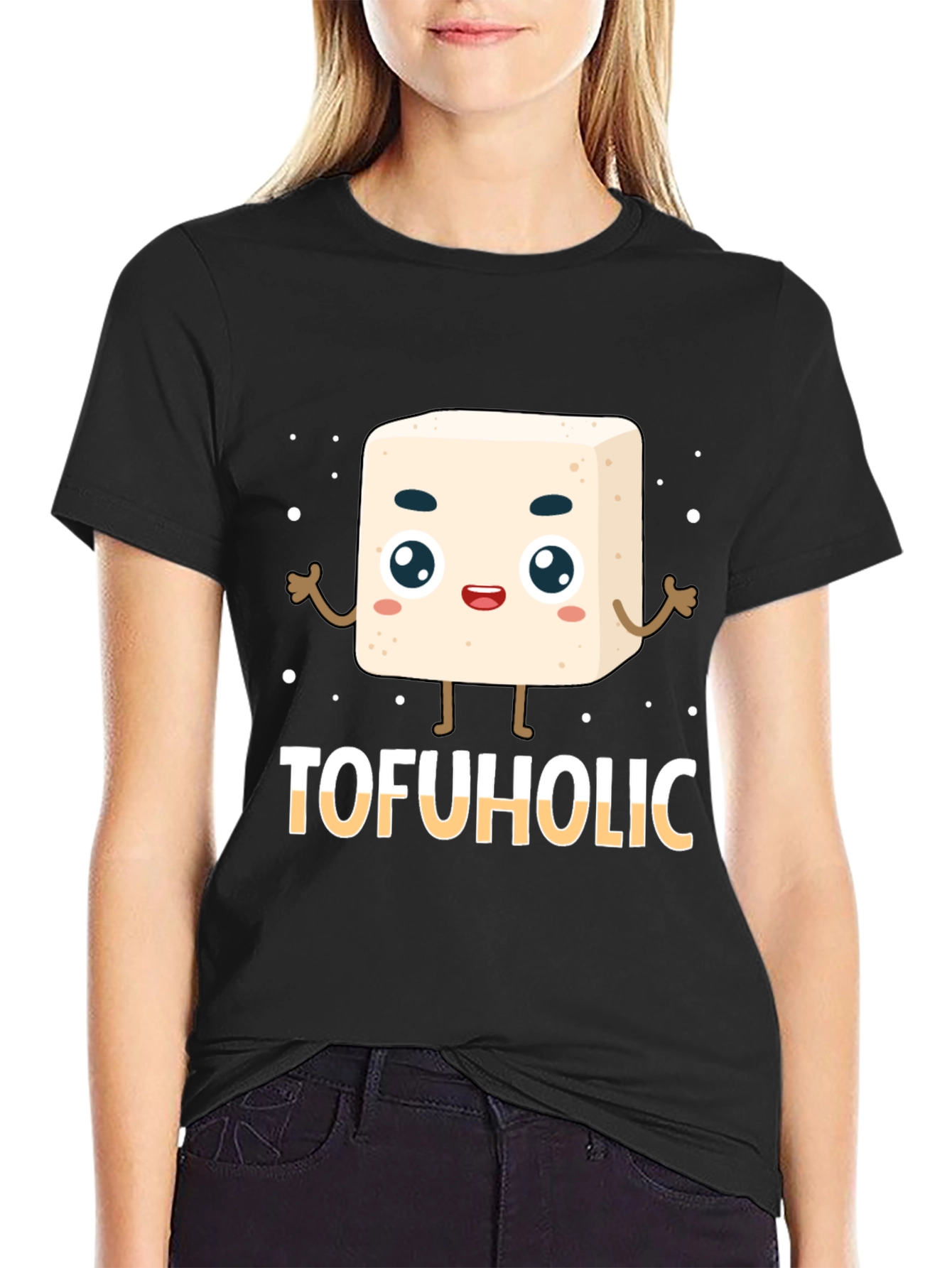 Tofuholic Graphic Tee - Vegan Tofu Lover Shirt