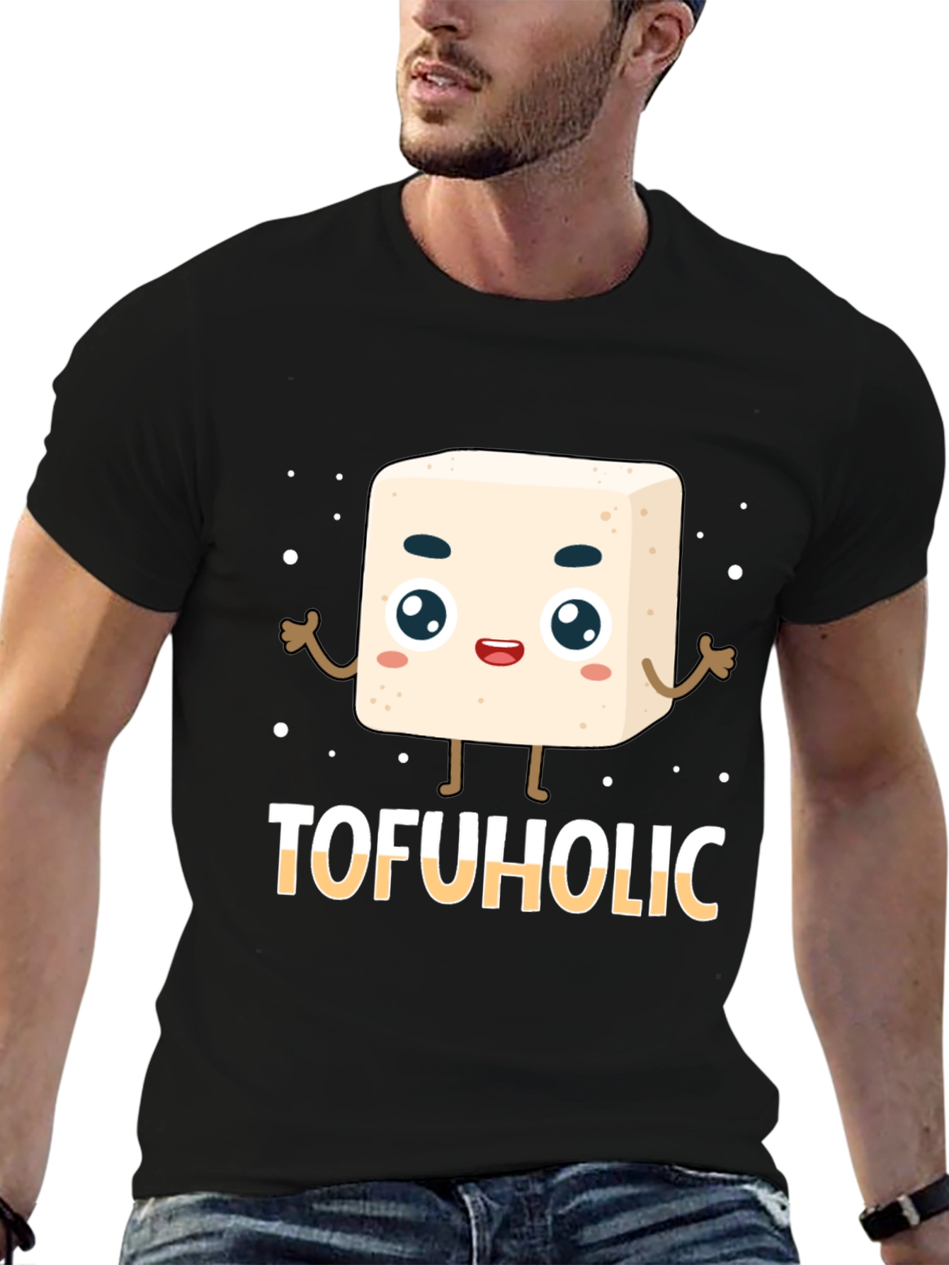 Tofuholic Graphic Tee - Vegan Tofu Lover Shirt
