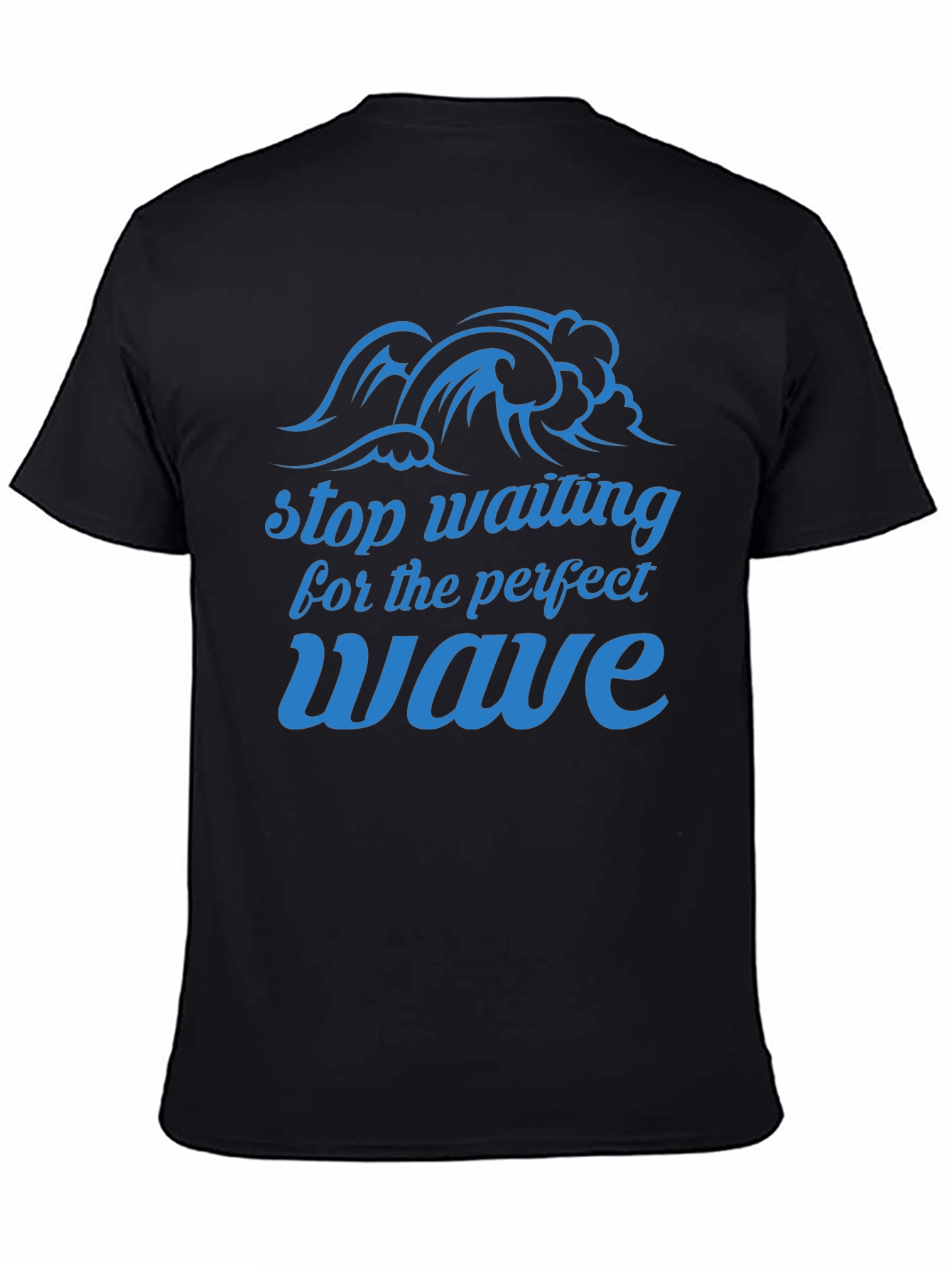 Perfect Wave Black Graphic T-Shirt