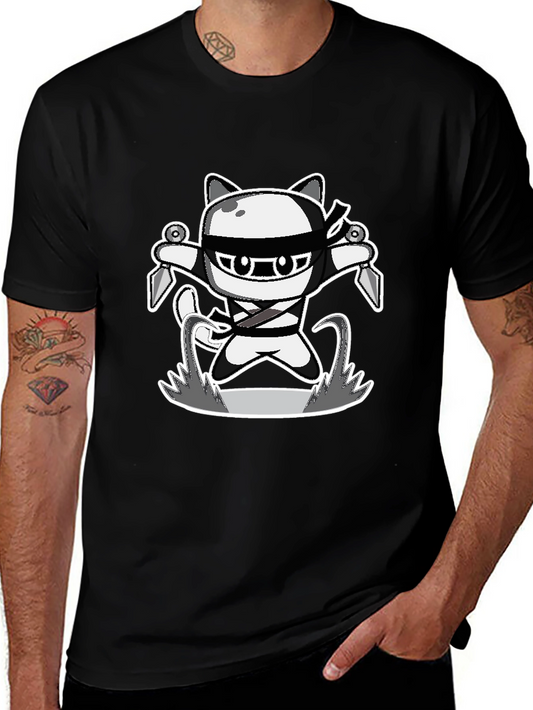 Ninja Cat Graphic Tee