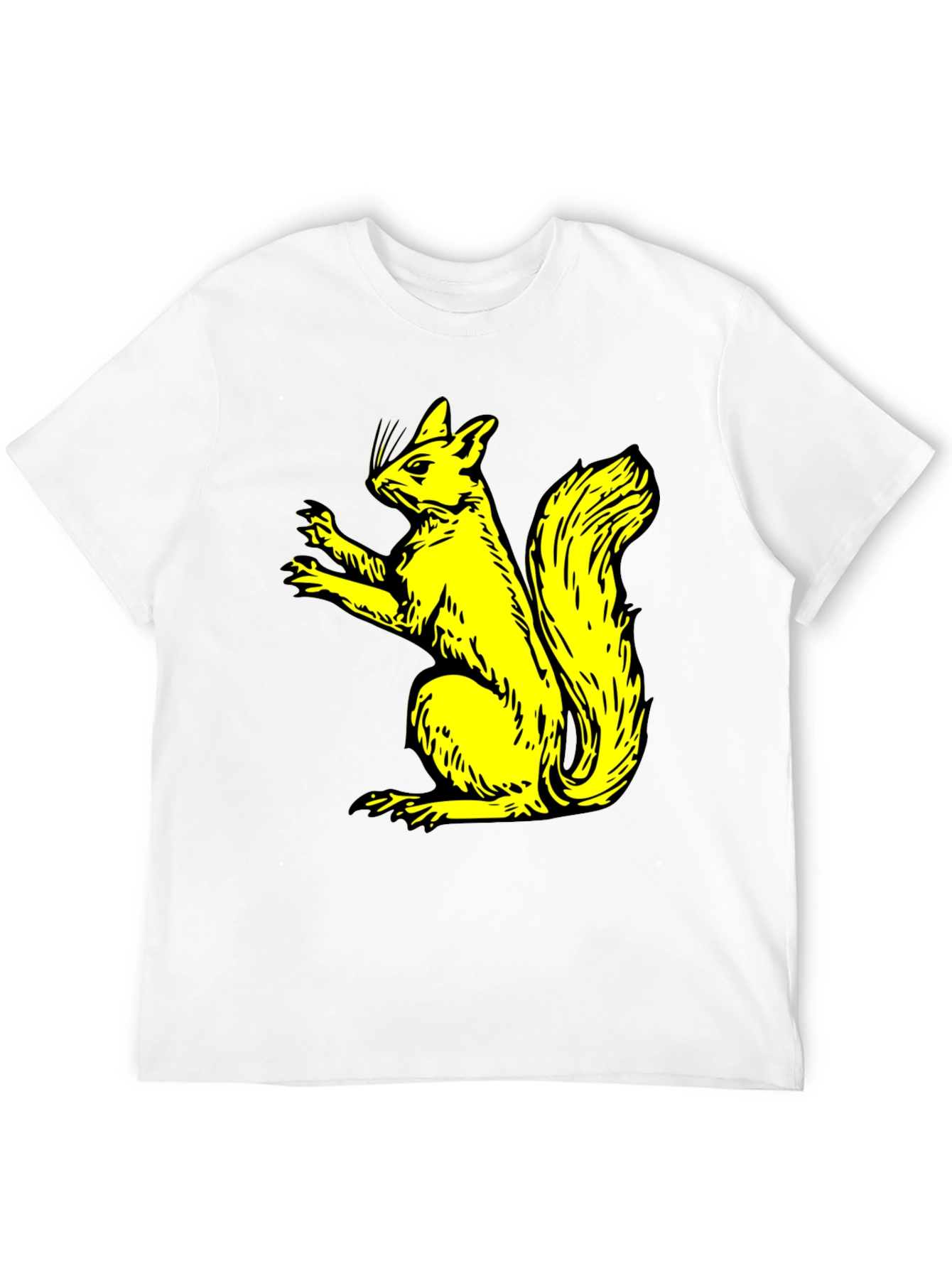 Squirrel Graphic Black T-Shirt