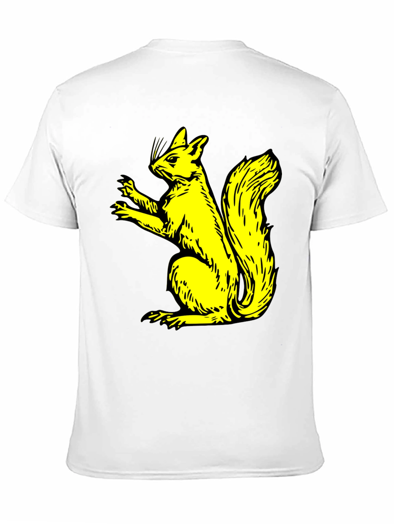 Squirrel Graphic Black T-Shirt