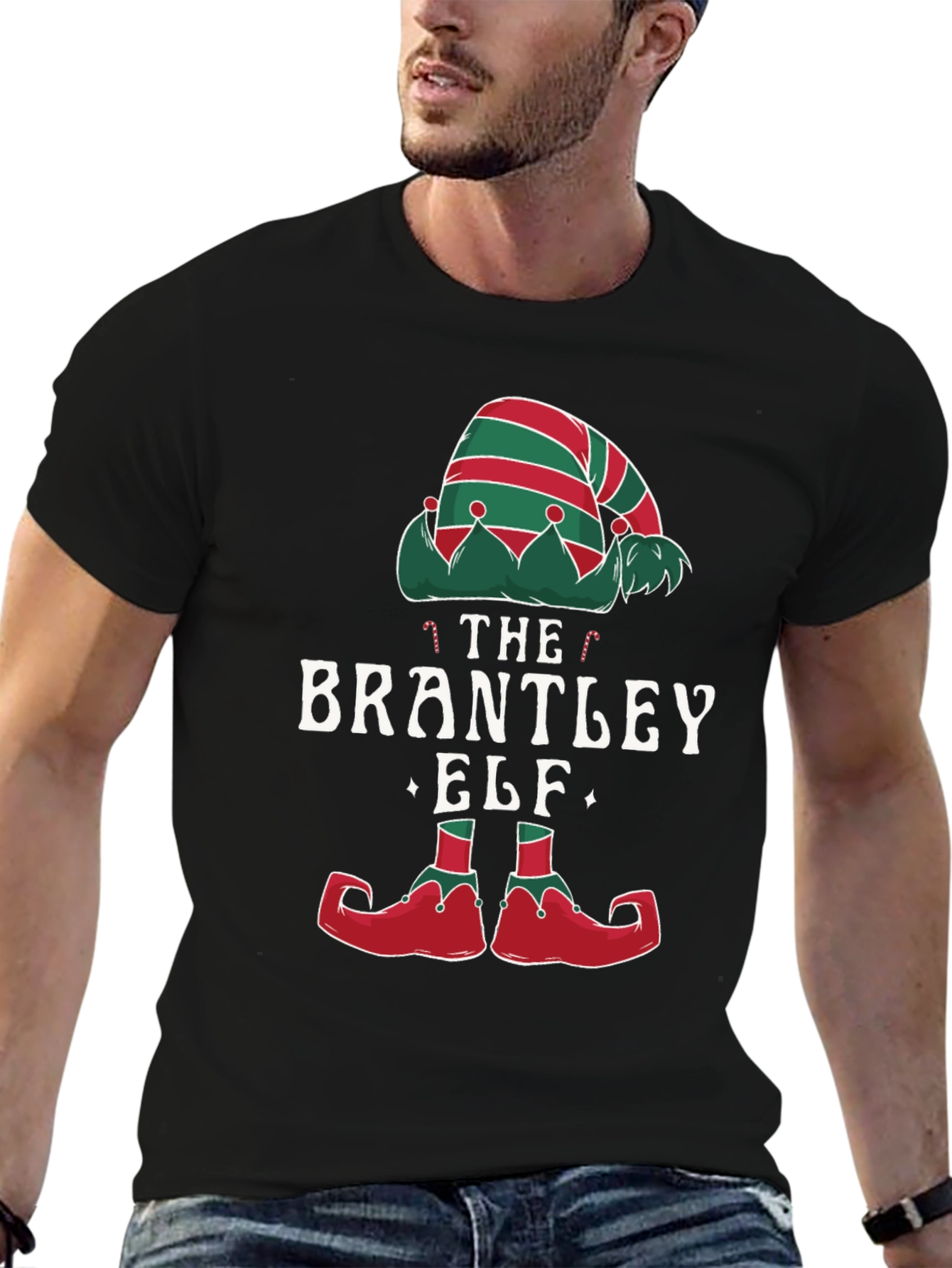 Brantley Elf Christmas T-Shirt Festive Holiday Apparel