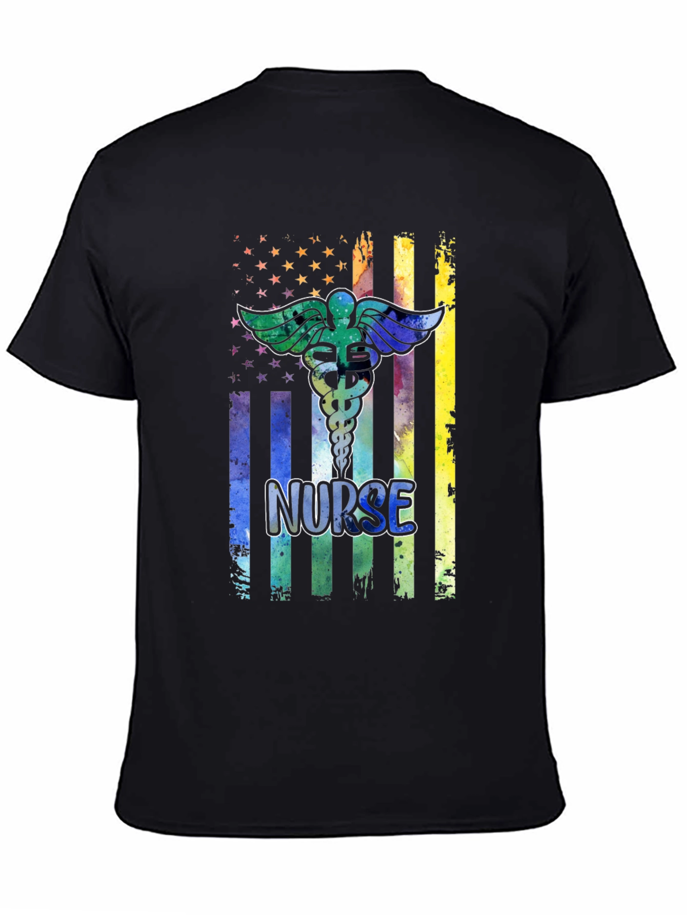 Nurse American Flag T-Shirt