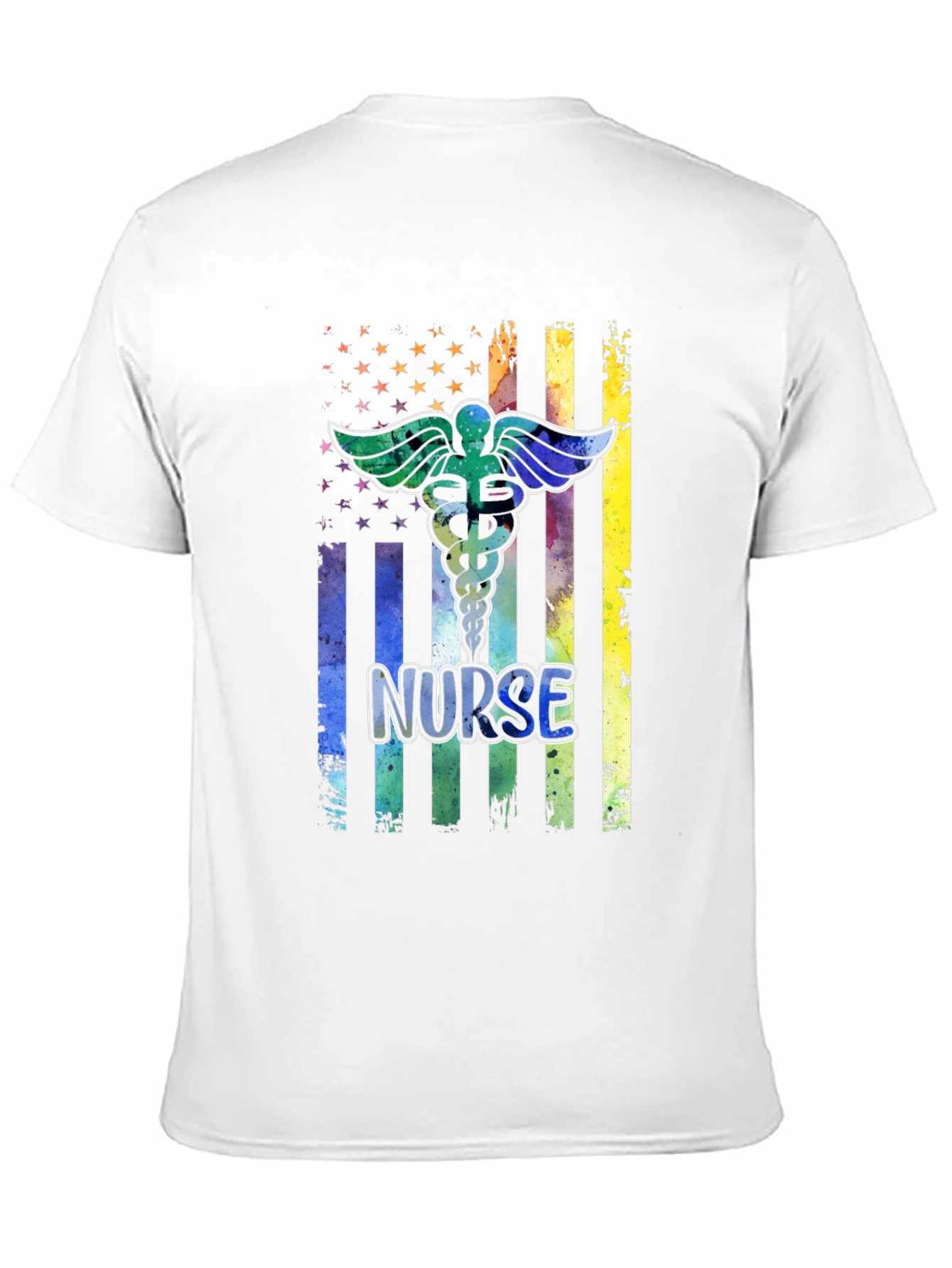 Nurse American Flag T-Shirt