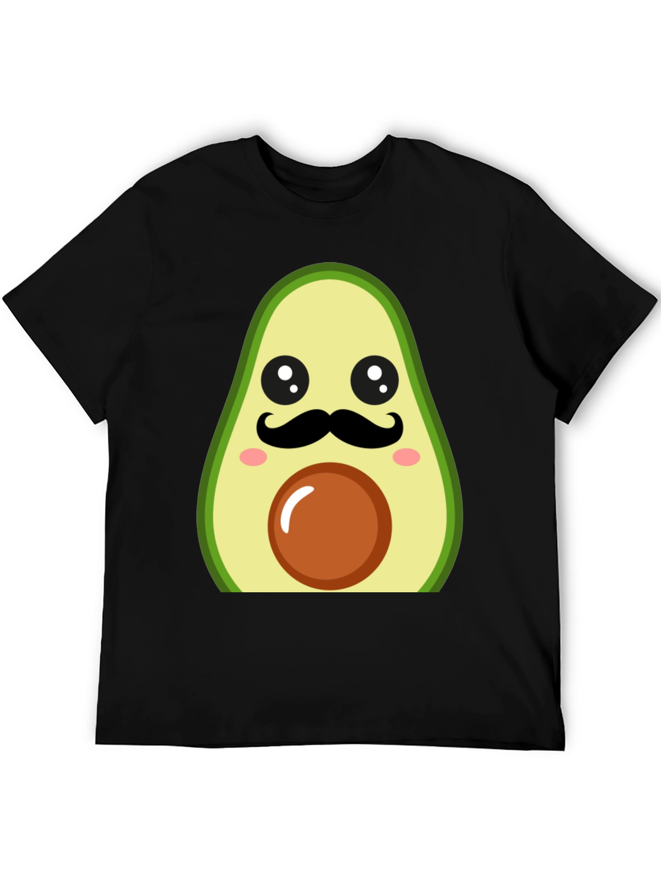 Funny Avocado Mustache T-Shirt