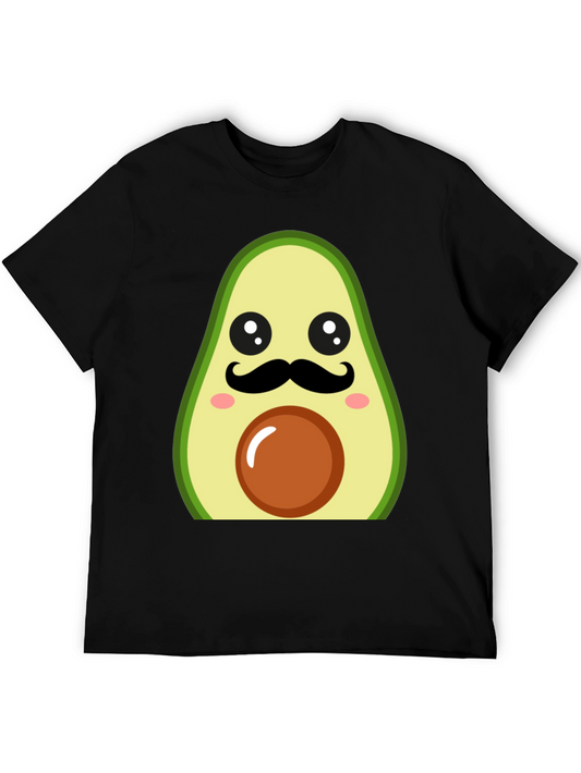 Funny Avocado Mustache T-Shirt